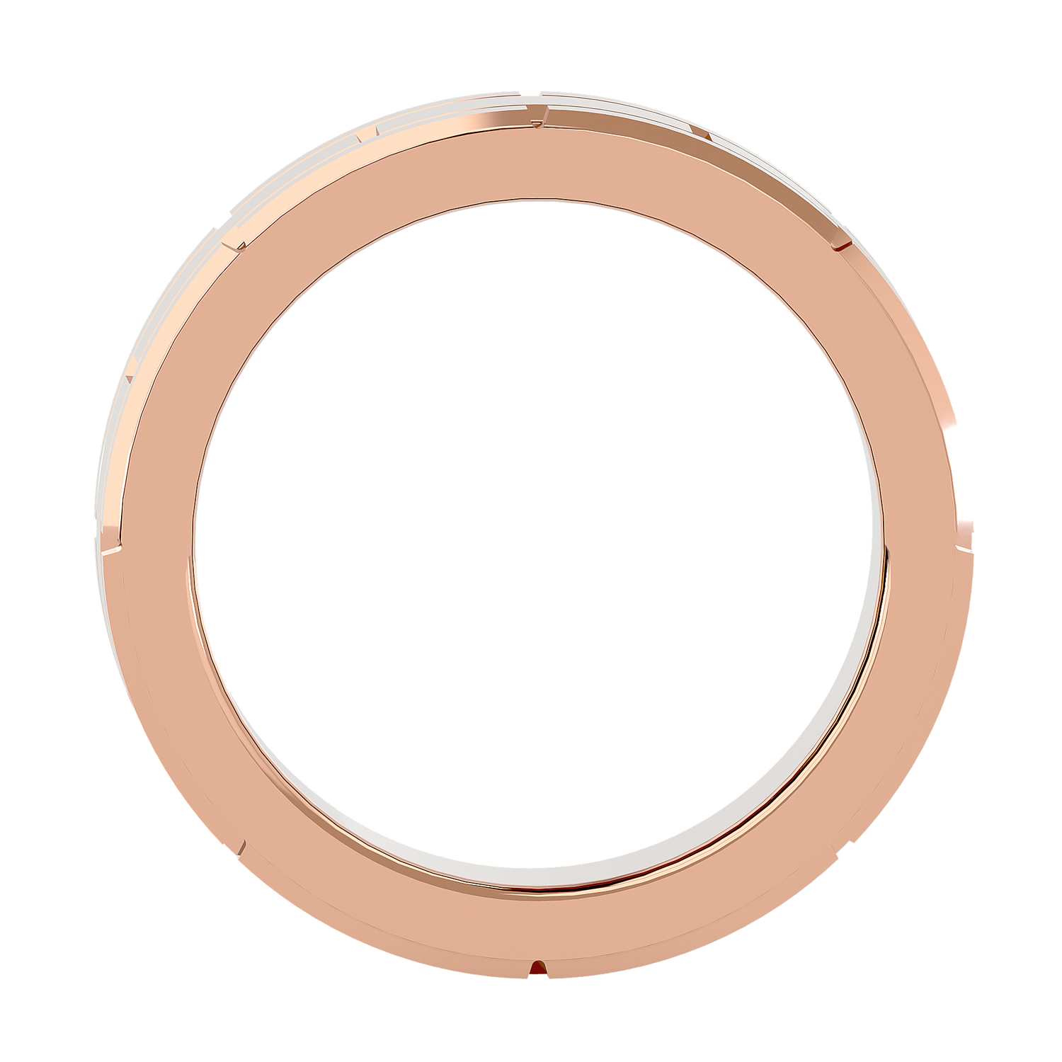 HOH Gabriel Solid Gold  Mens Wedding Band