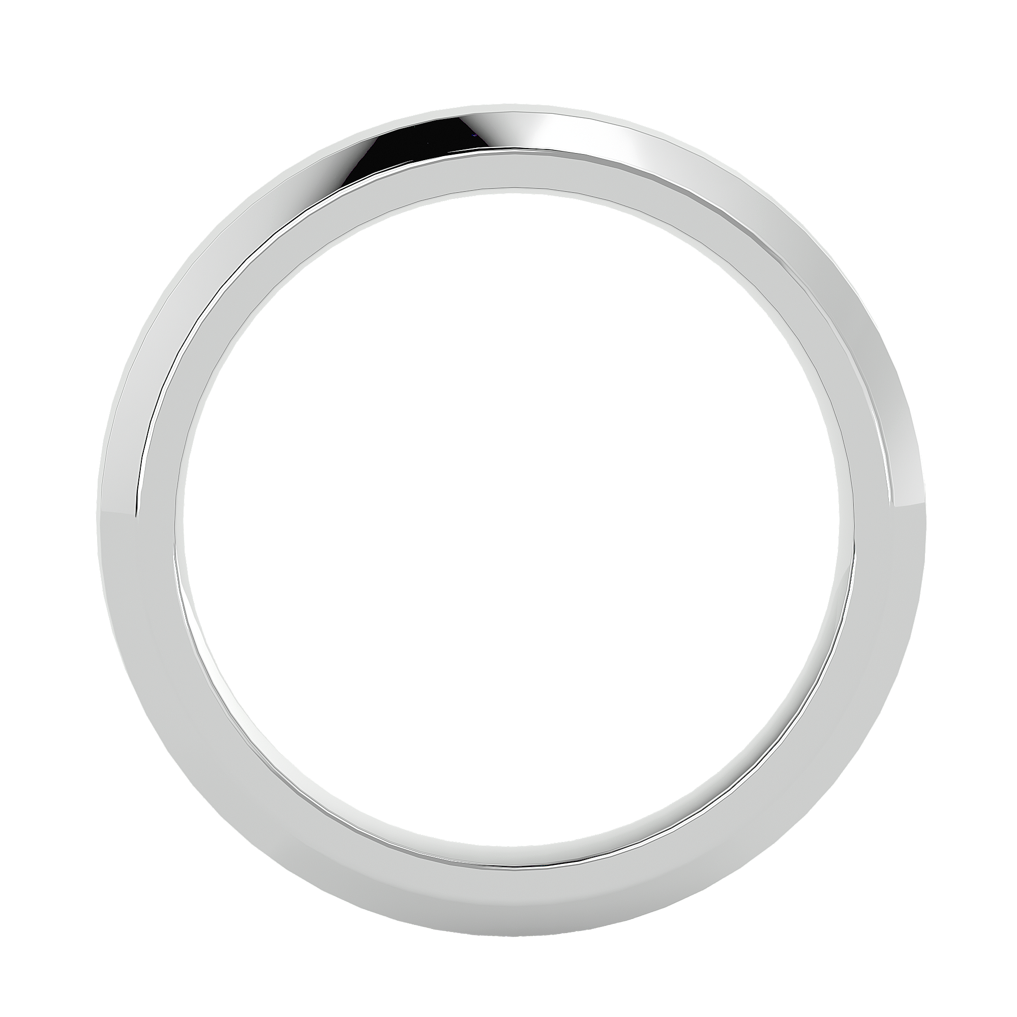 HOH Ivan Solid Gold Mens Wedding Band