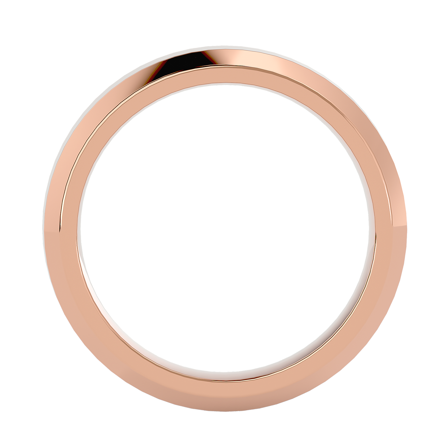 HOH Ivan Solid Gold  Mens Wedding Band