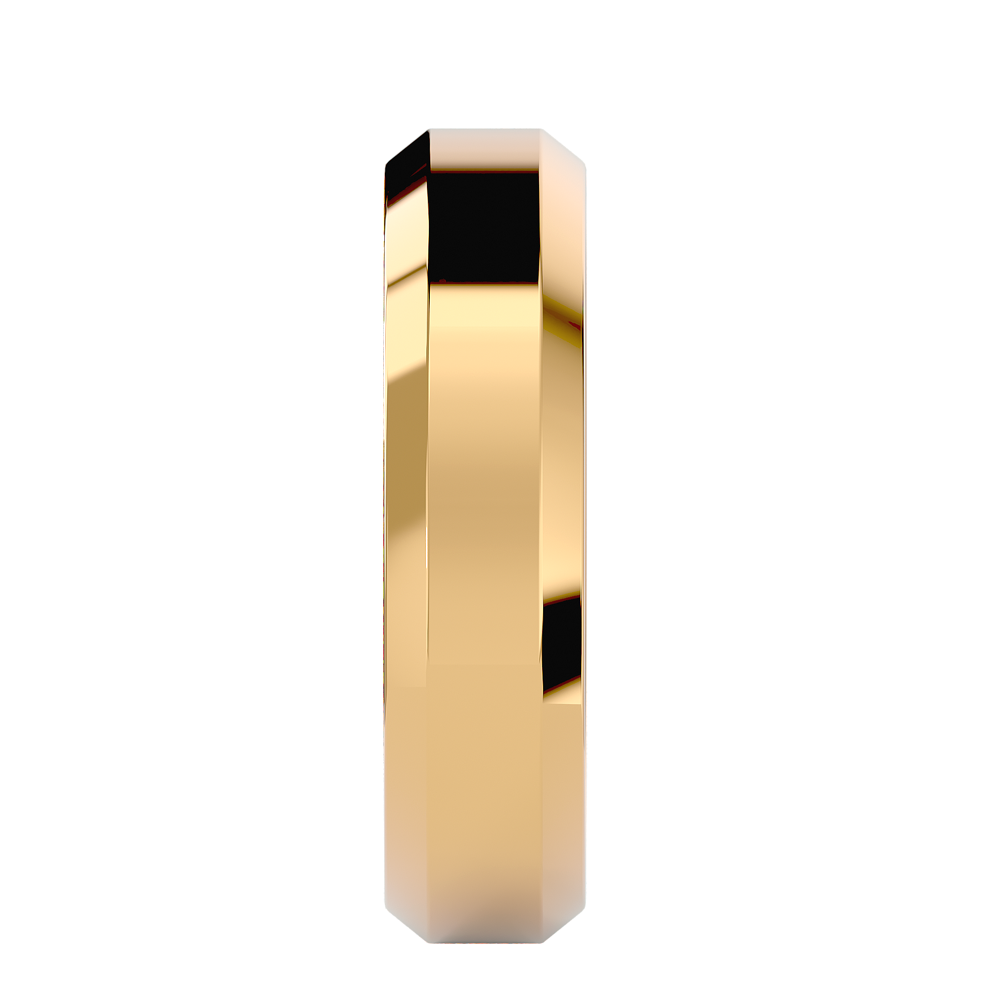 HOH Ivan Solid Gold Mens Wedding Band