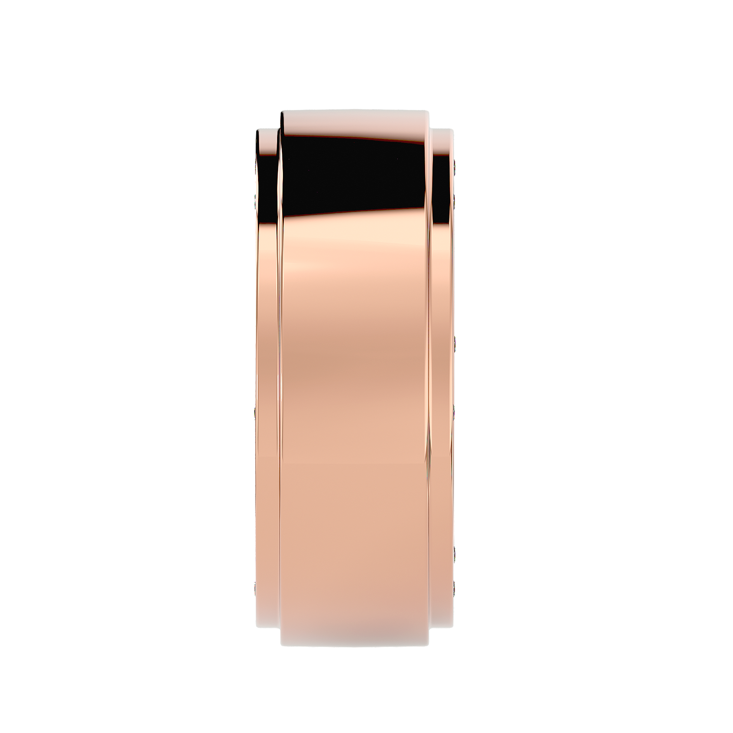HOH Diego Solid Gold  Mens Wedding Band