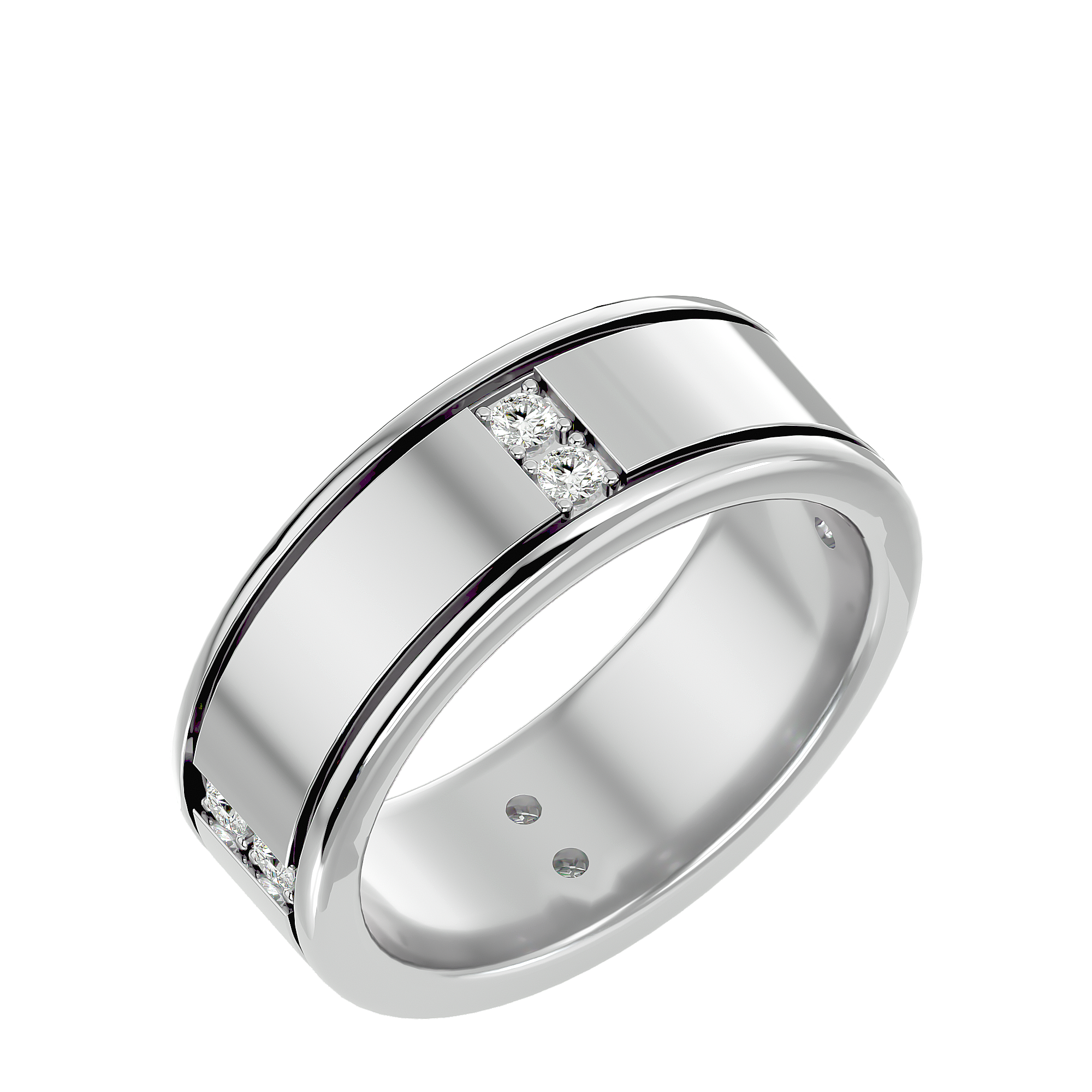 HOH Benjamin Diamond Mens Rings