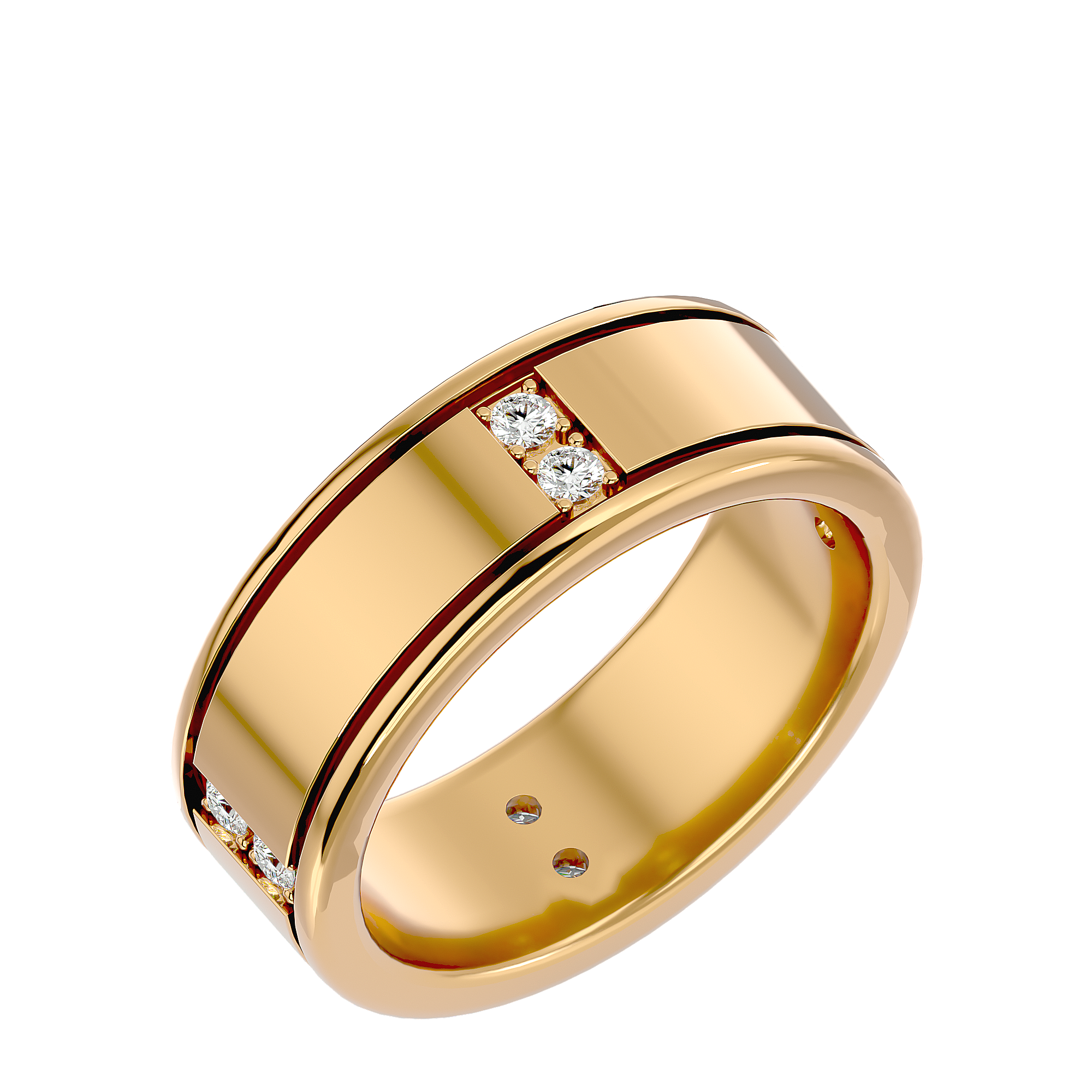 HOH Benjamin Diamond Mens Rings