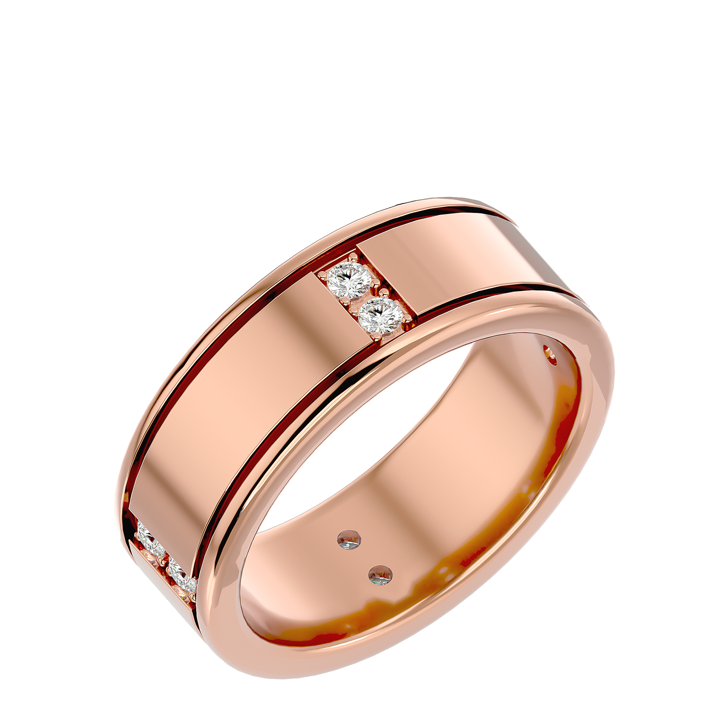 HOH Benjamin Diamond Mens Rings