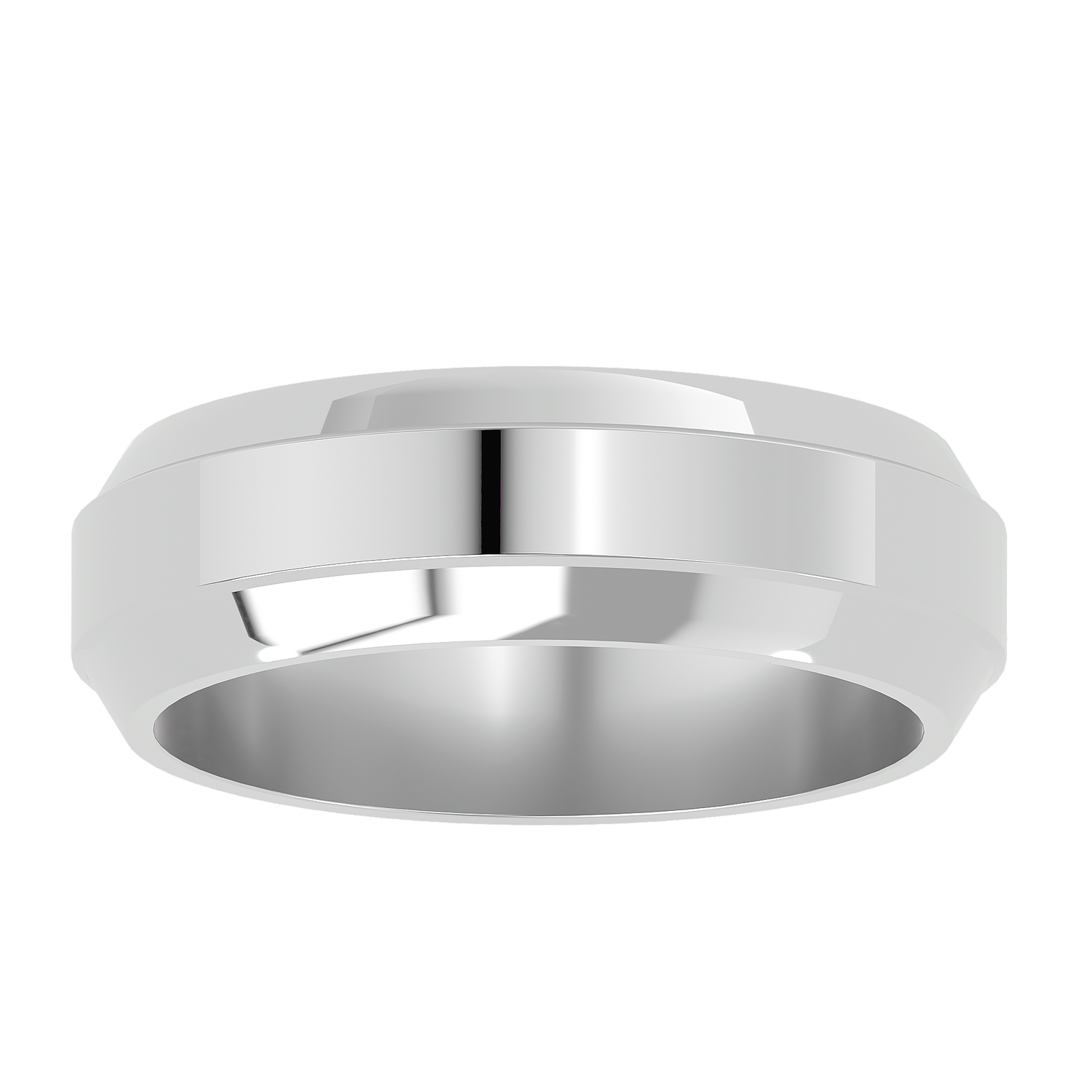 HOH Hudson Solid Gold  Mens Wedding Band