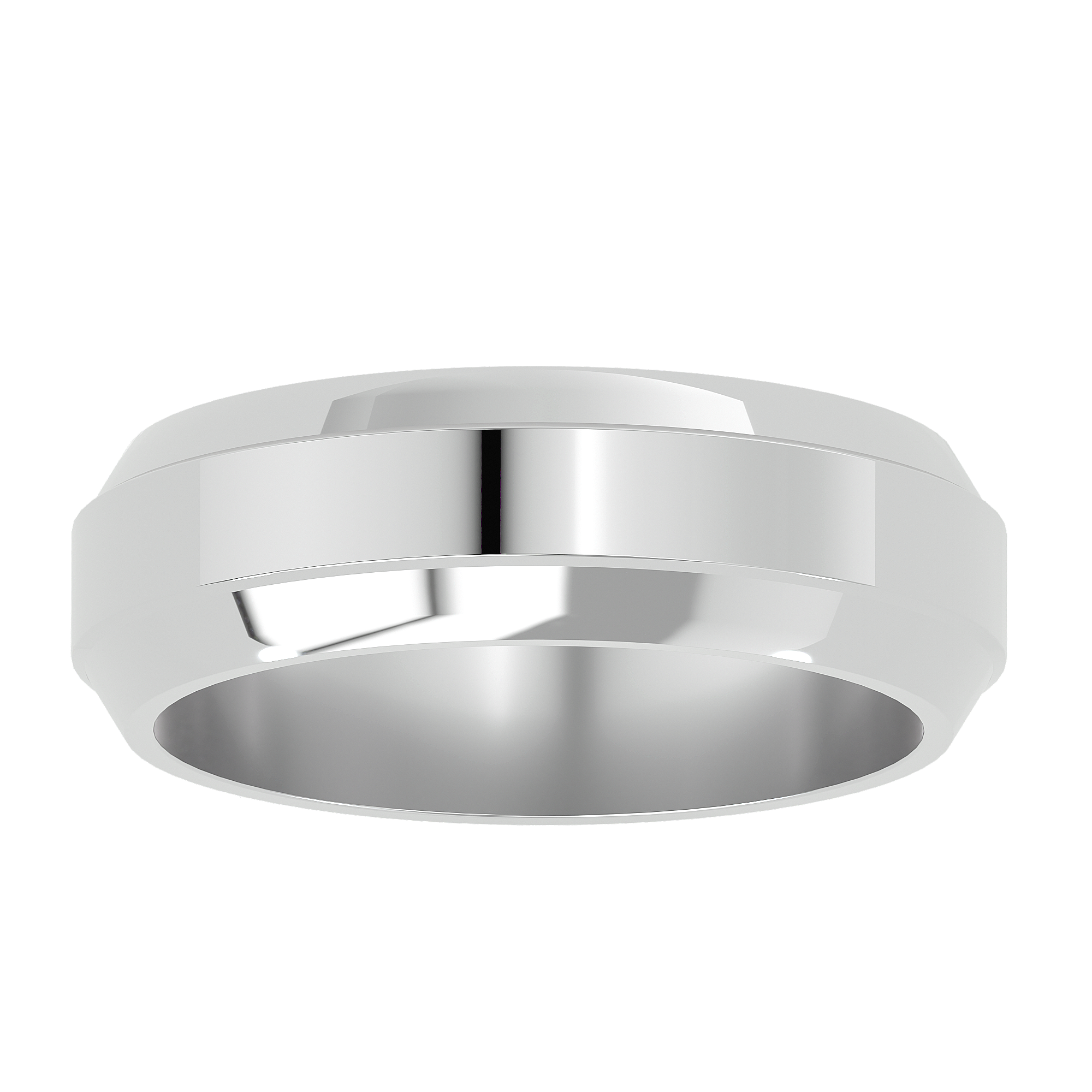 HOH Hudson Solid Gold Mens Wedding Band