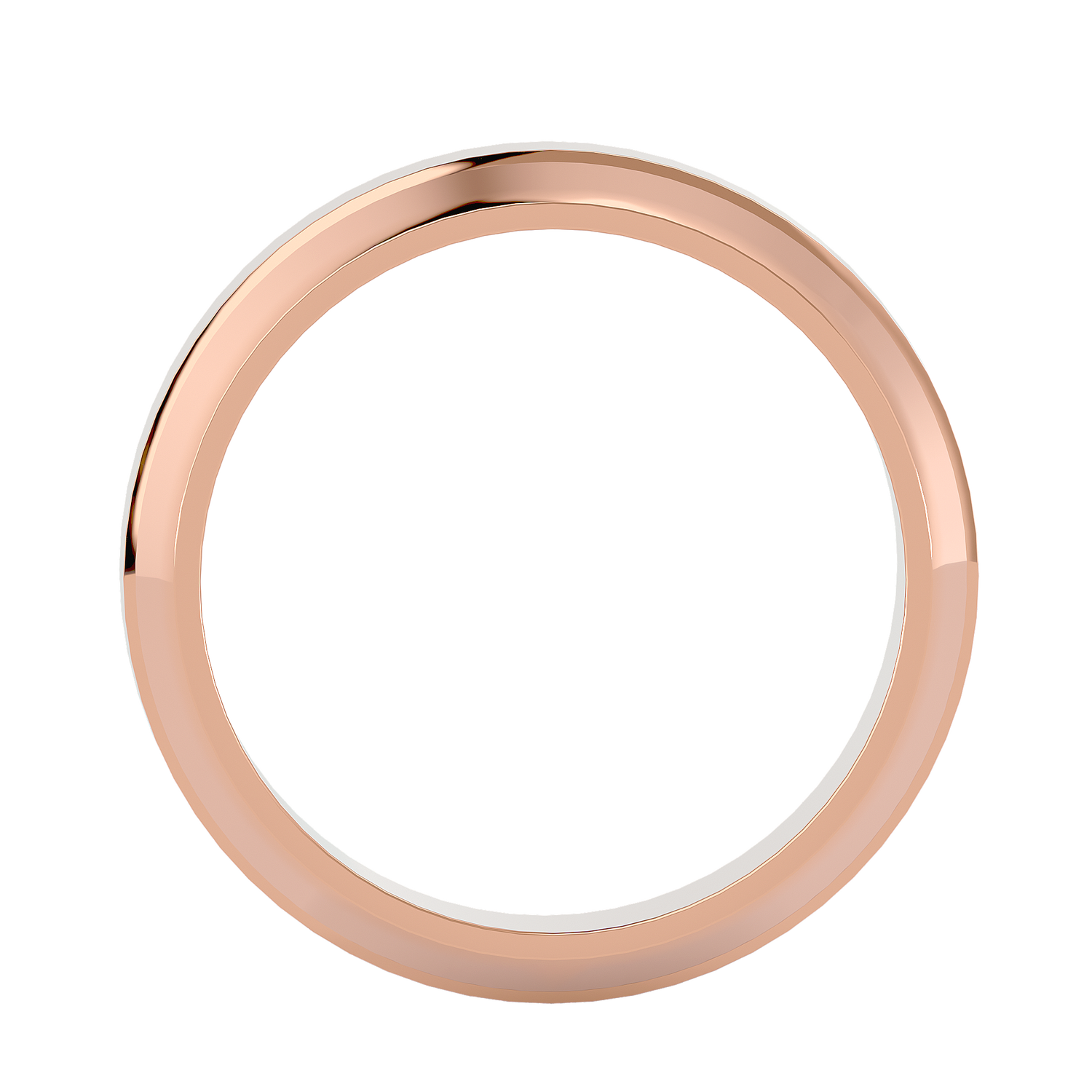 HOH Hudson Solid Gold  Mens Wedding Band