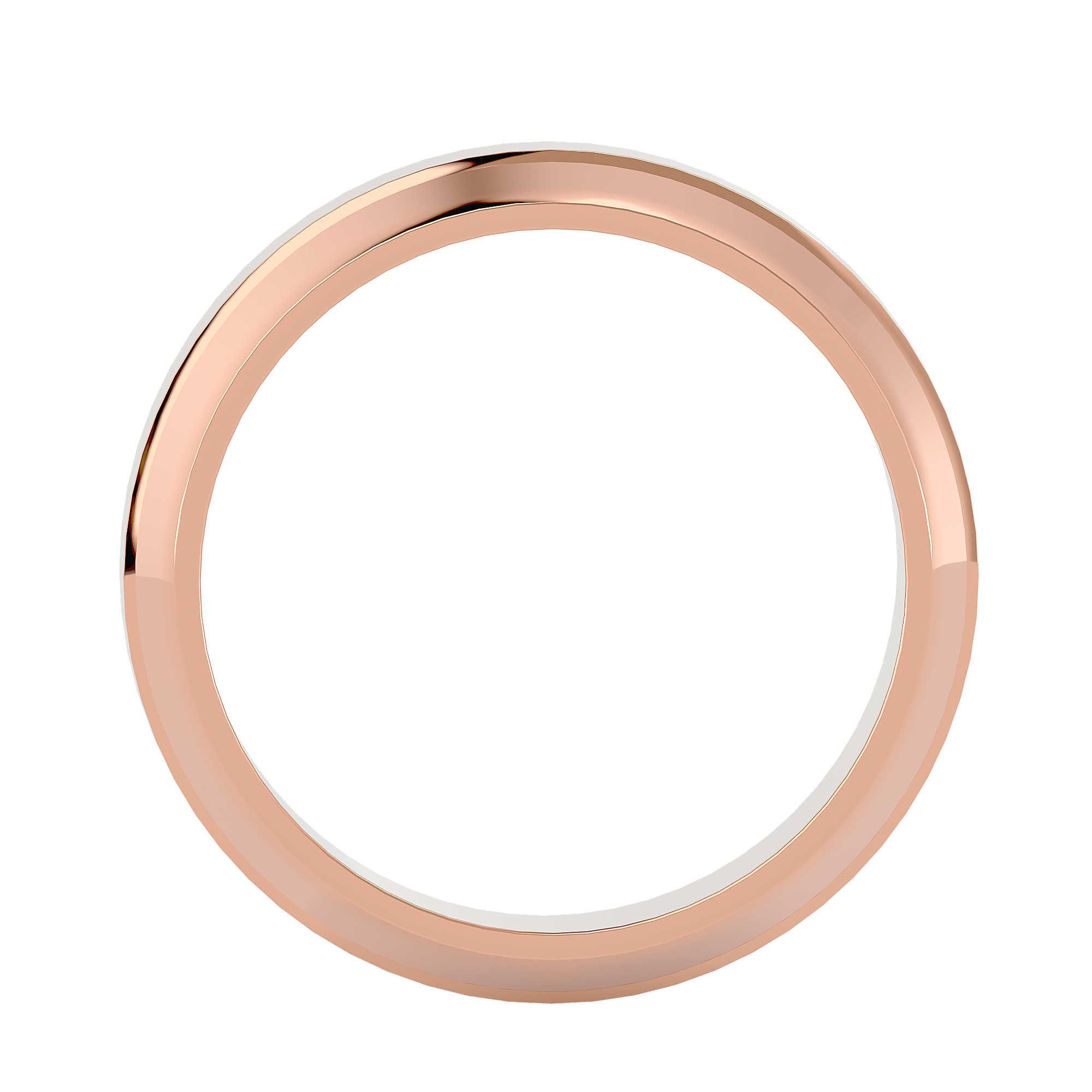HOH Hudson Solid Gold Mens Wedding Band