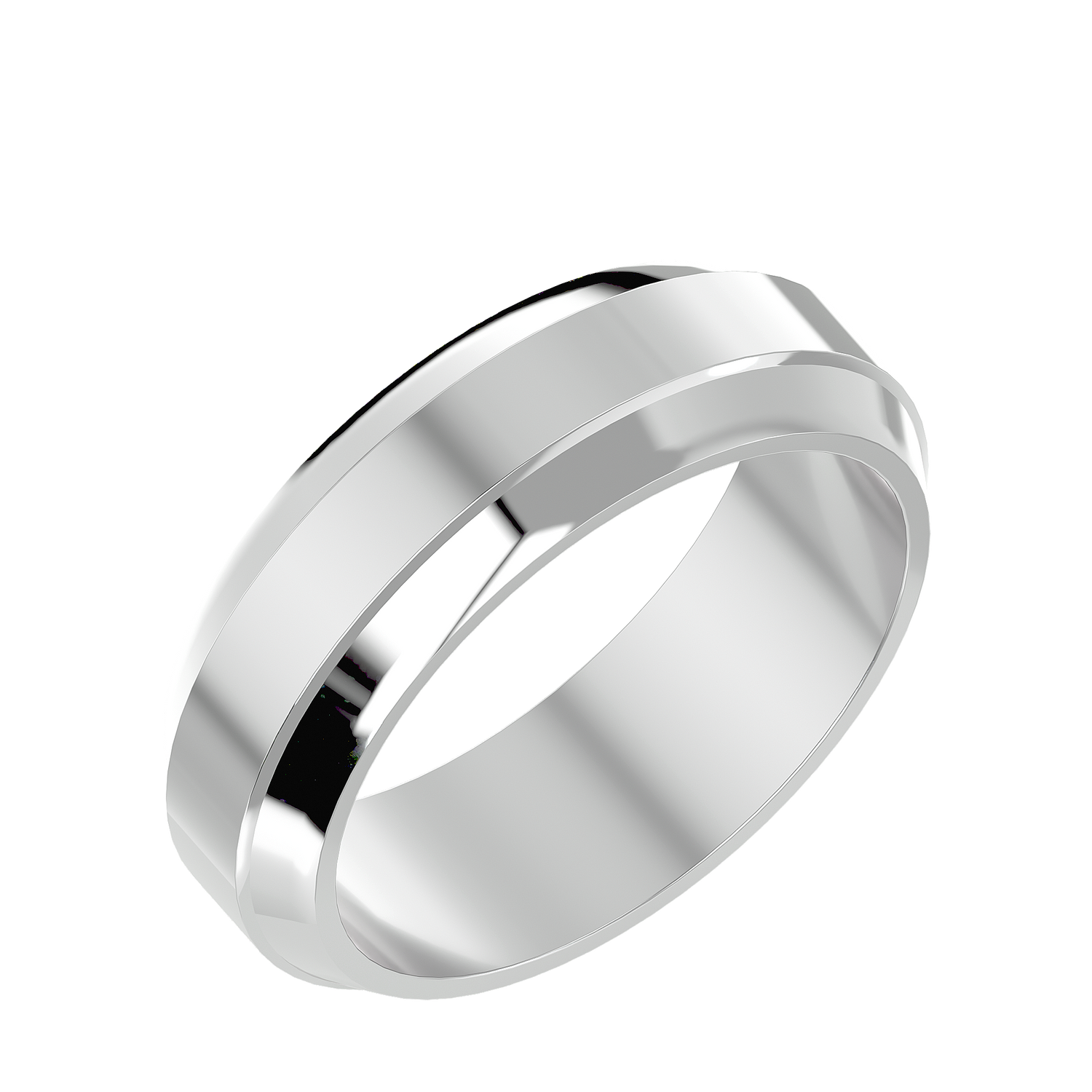 HOH Hudson Solid Gold  Mens Wedding Band