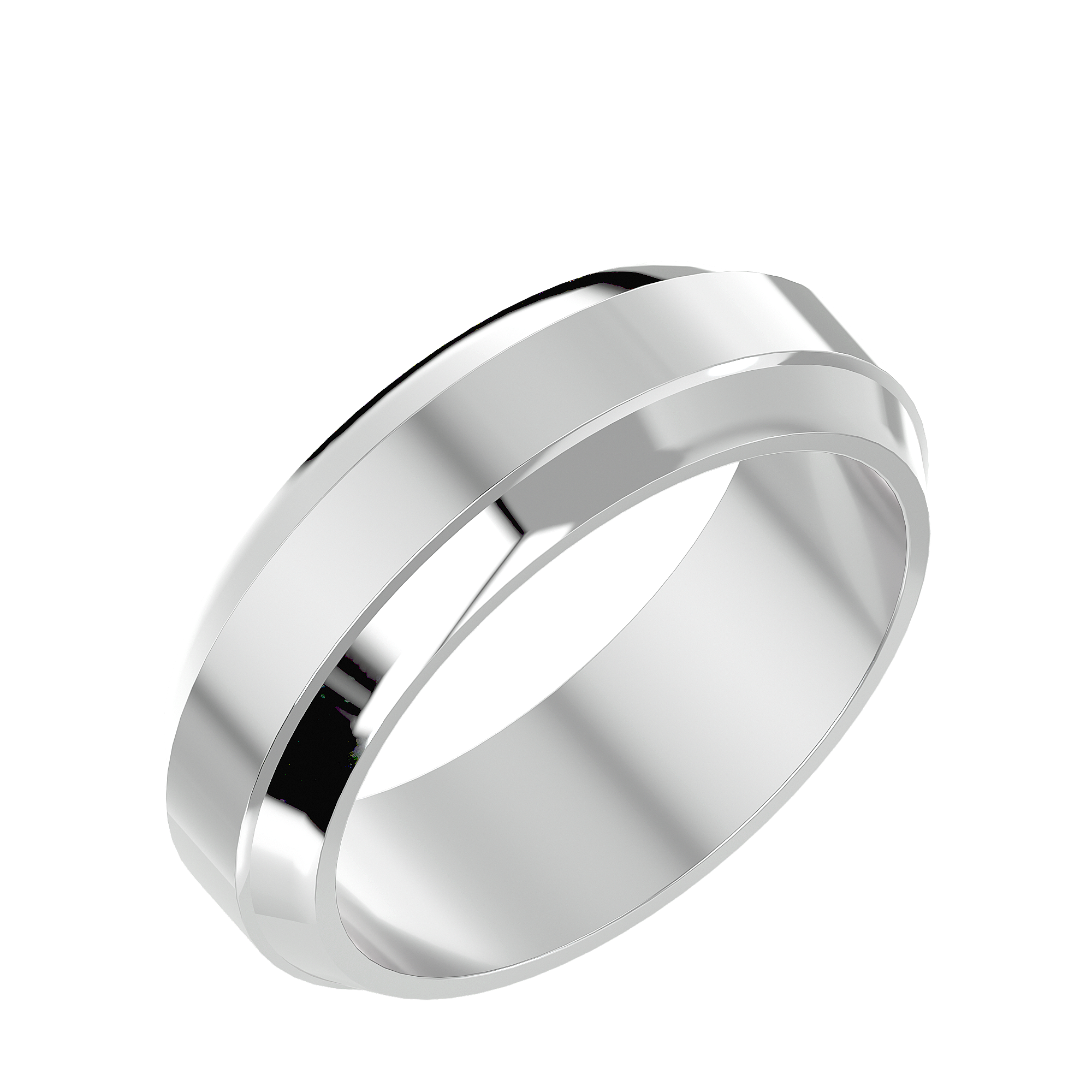 HOH Hudson Solid Gold Mens Wedding Band