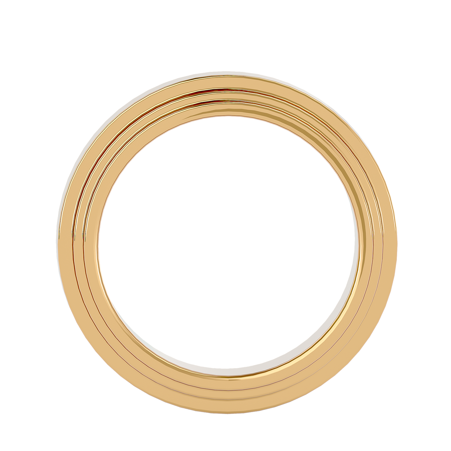 HOH Adrian Solid Gold  Mens Wedding Band