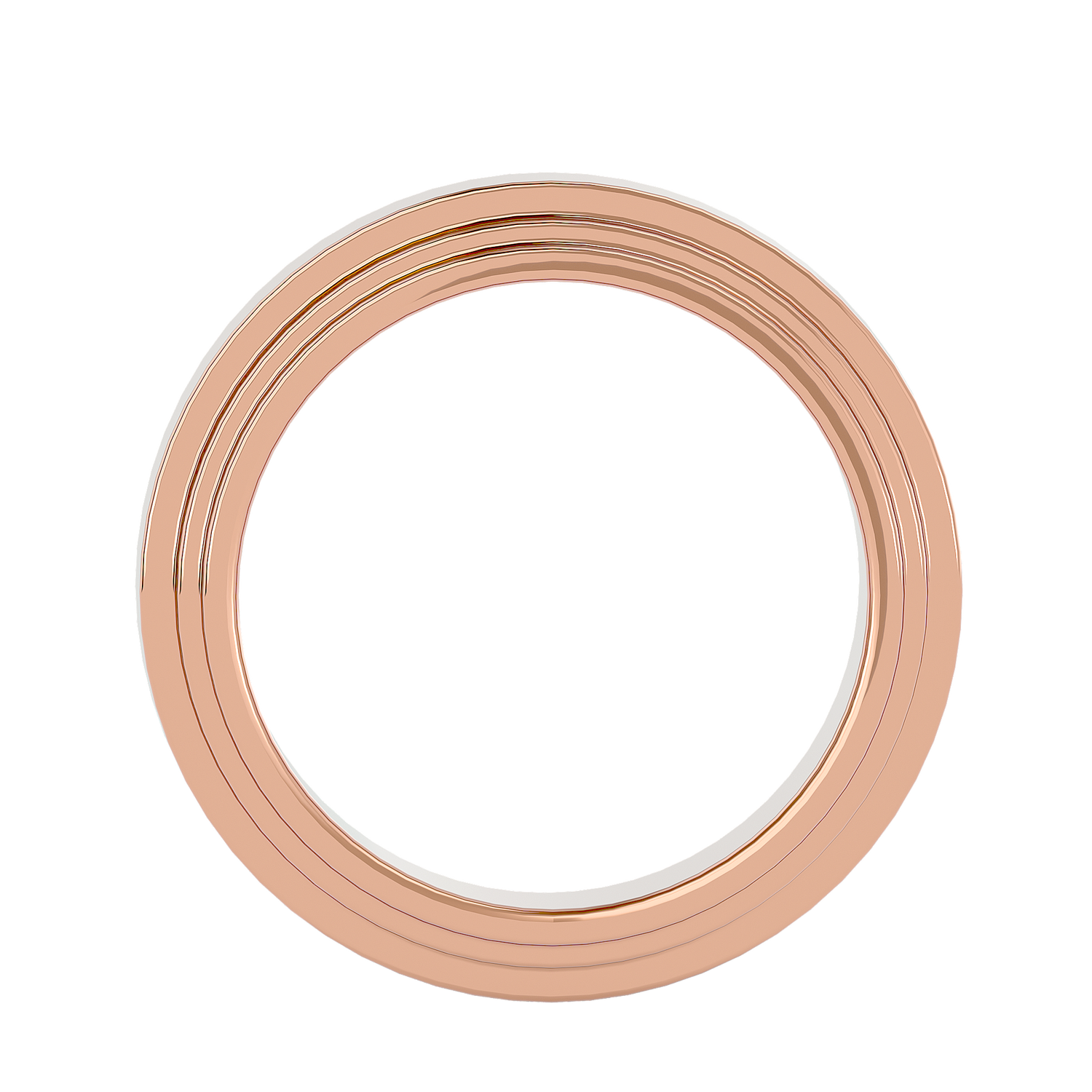 HOH Adrian Solid Gold  Mens Wedding Band