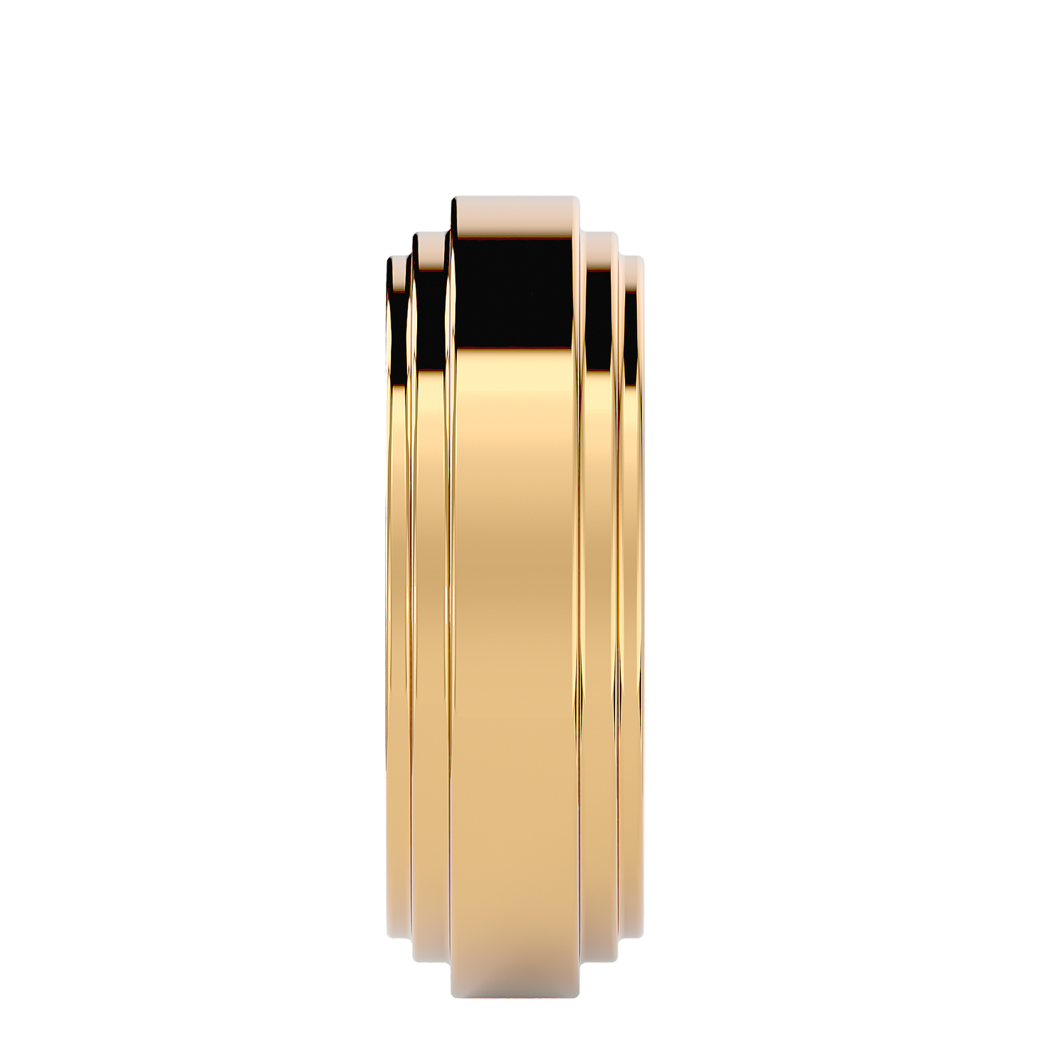 HOH Adrian Solid Gold  Mens Wedding Band