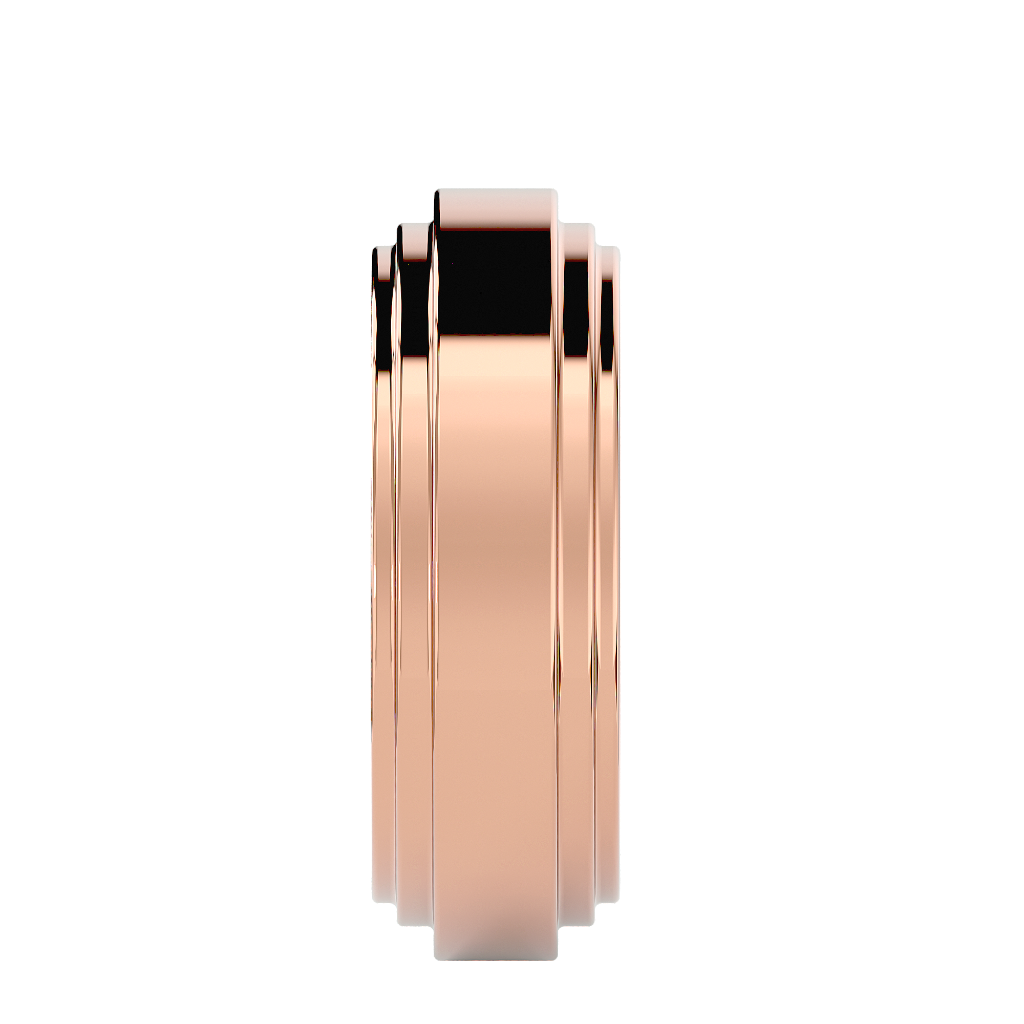 HOH Adrian Solid Gold Mens Wedding Band