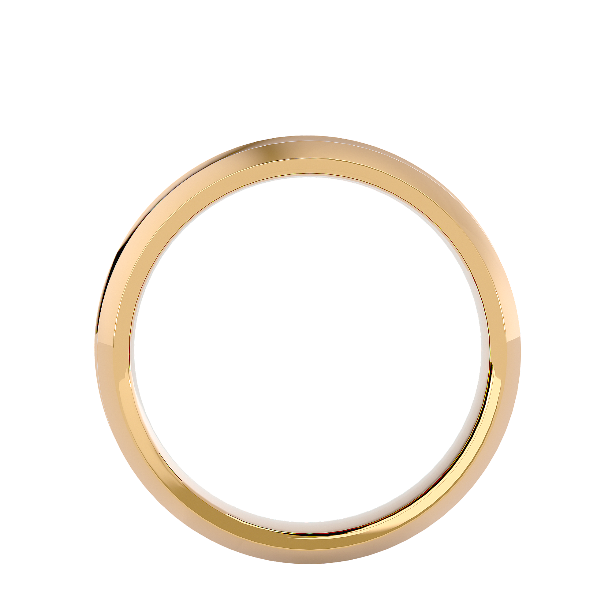 HOH Jose Solid Gold Mens Wedding Band