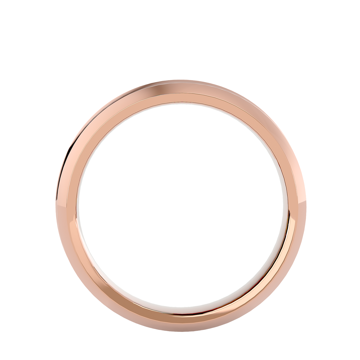 HOH Jose Solid Gold  Mens Wedding Band