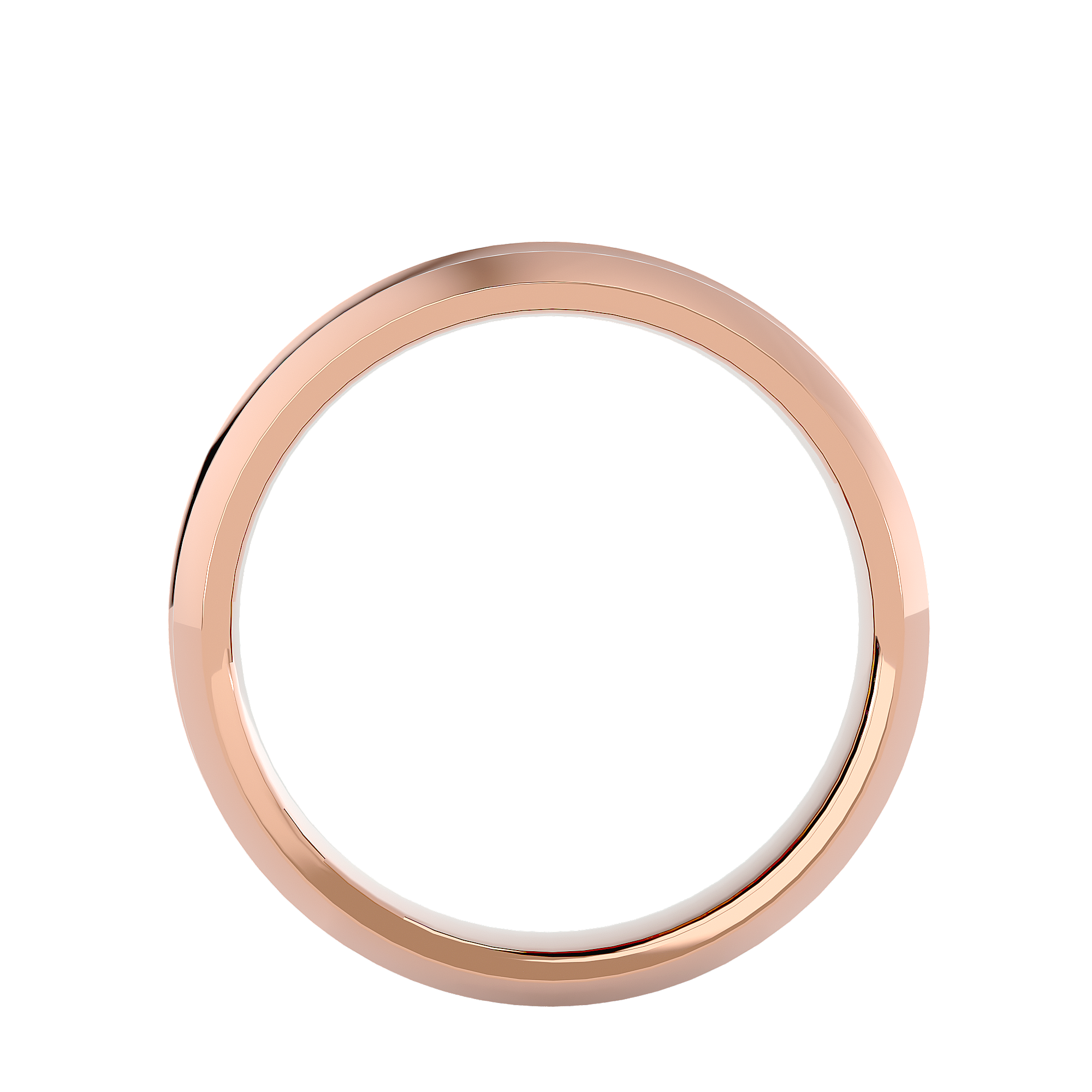 HOH Jose Solid Gold Mens Wedding Band