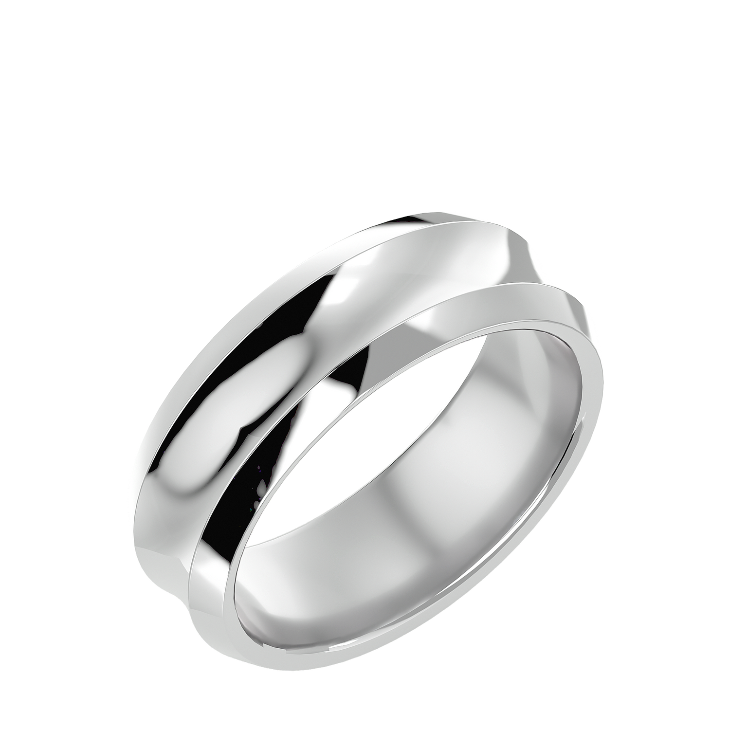 HOH Jose Solid Gold  Mens Wedding Band