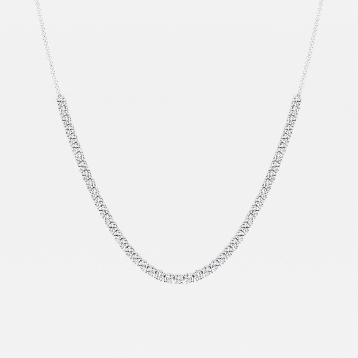 Samantha Adjustable Choker Tennis Necklace