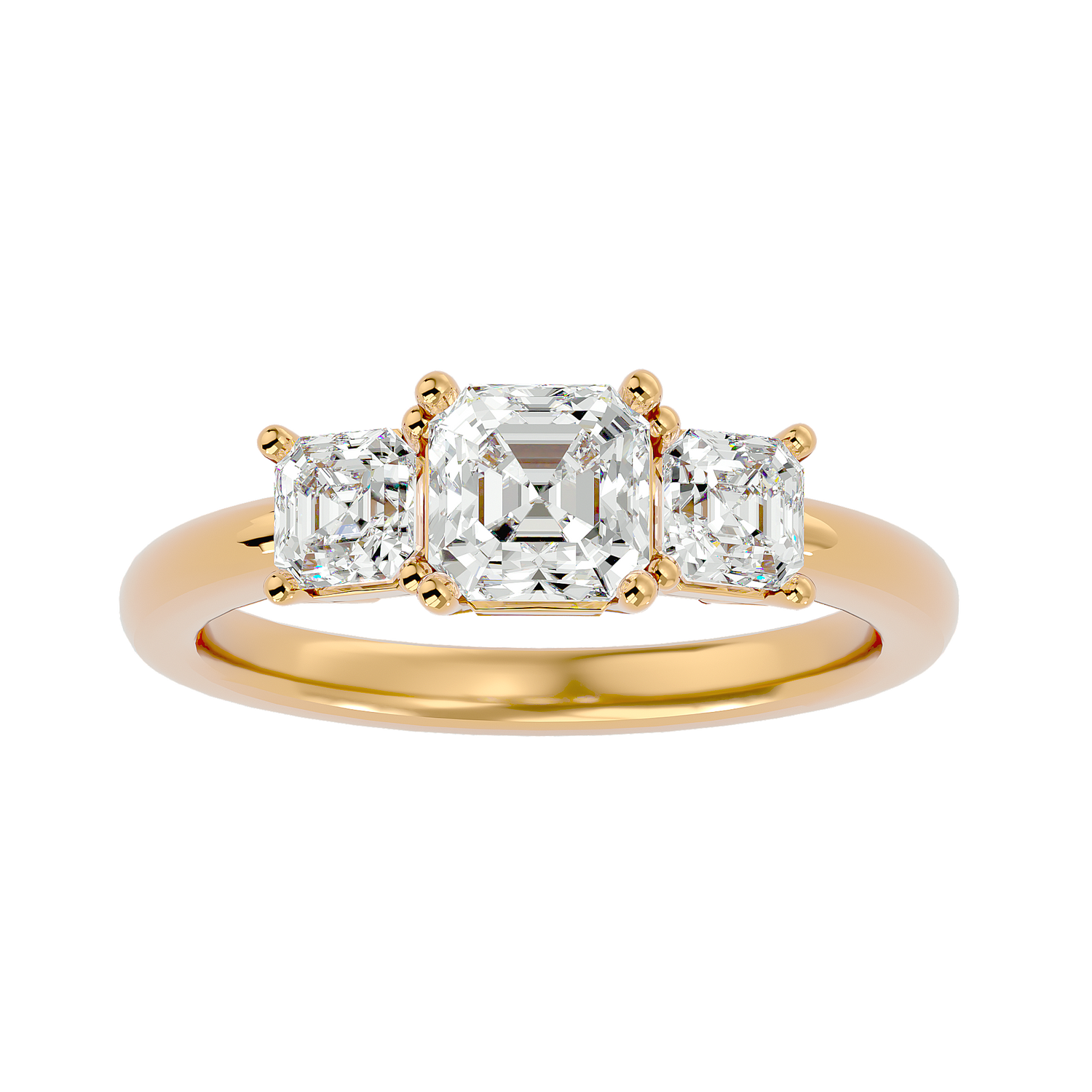 HOH Alyssa Diamond Three Stone Ring