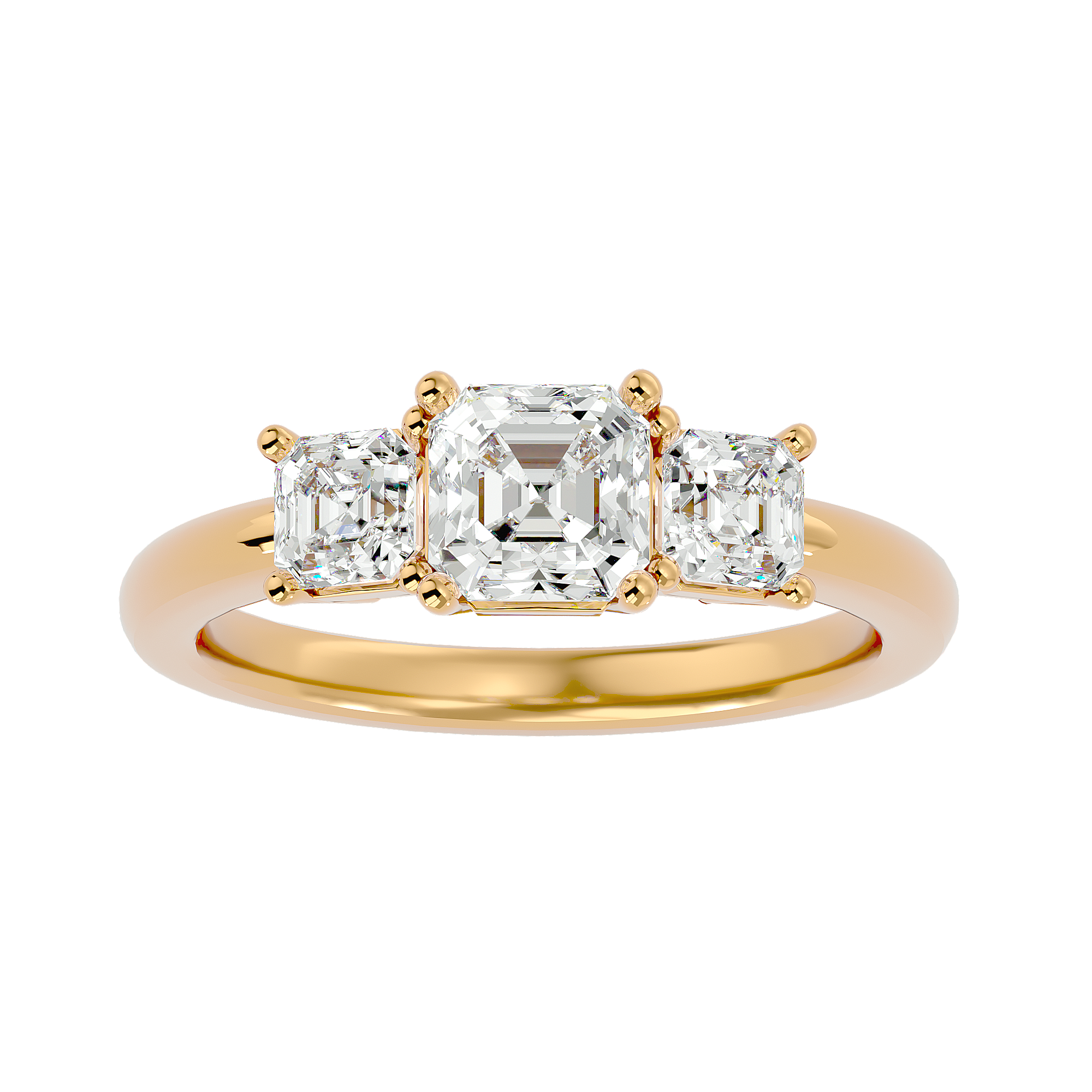 HOH Alyssa Diamond Three Stone Ring