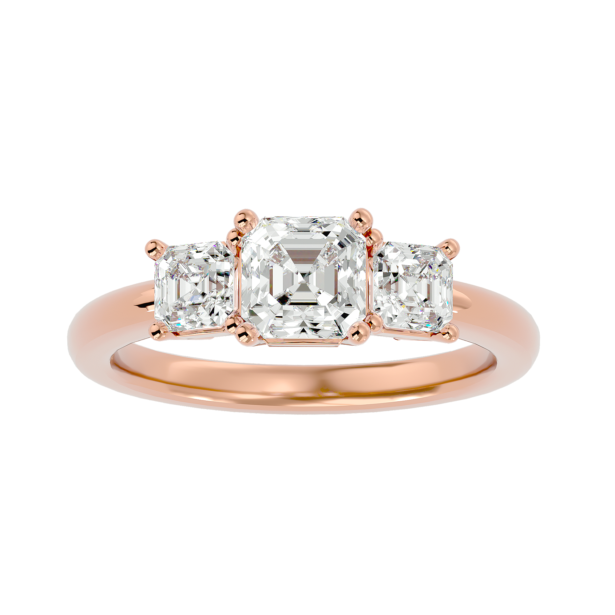 HOH Alyssa Diamond Three Stone Ring
