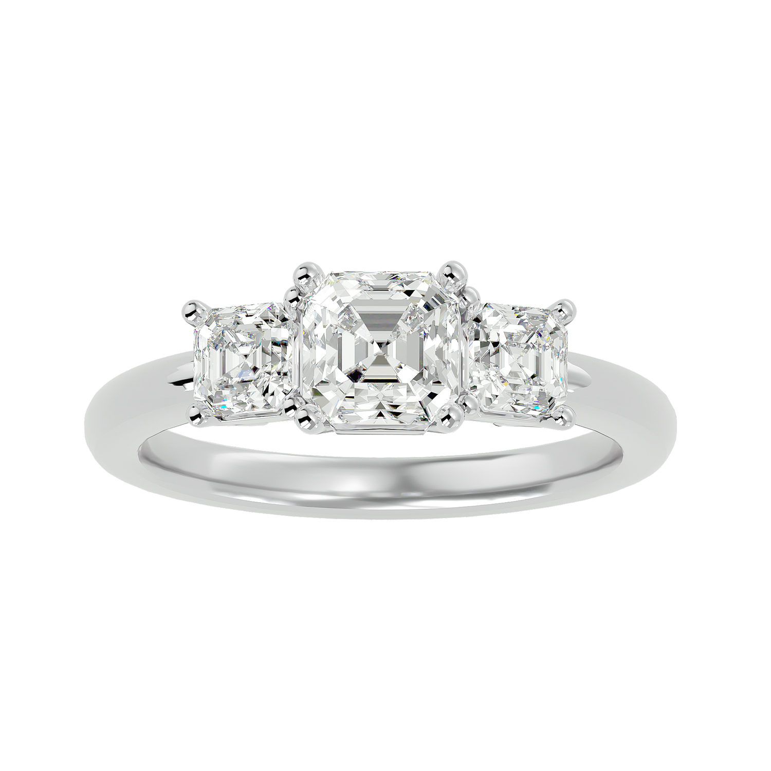 HOH Alyssa Diamond Three Stone Ring