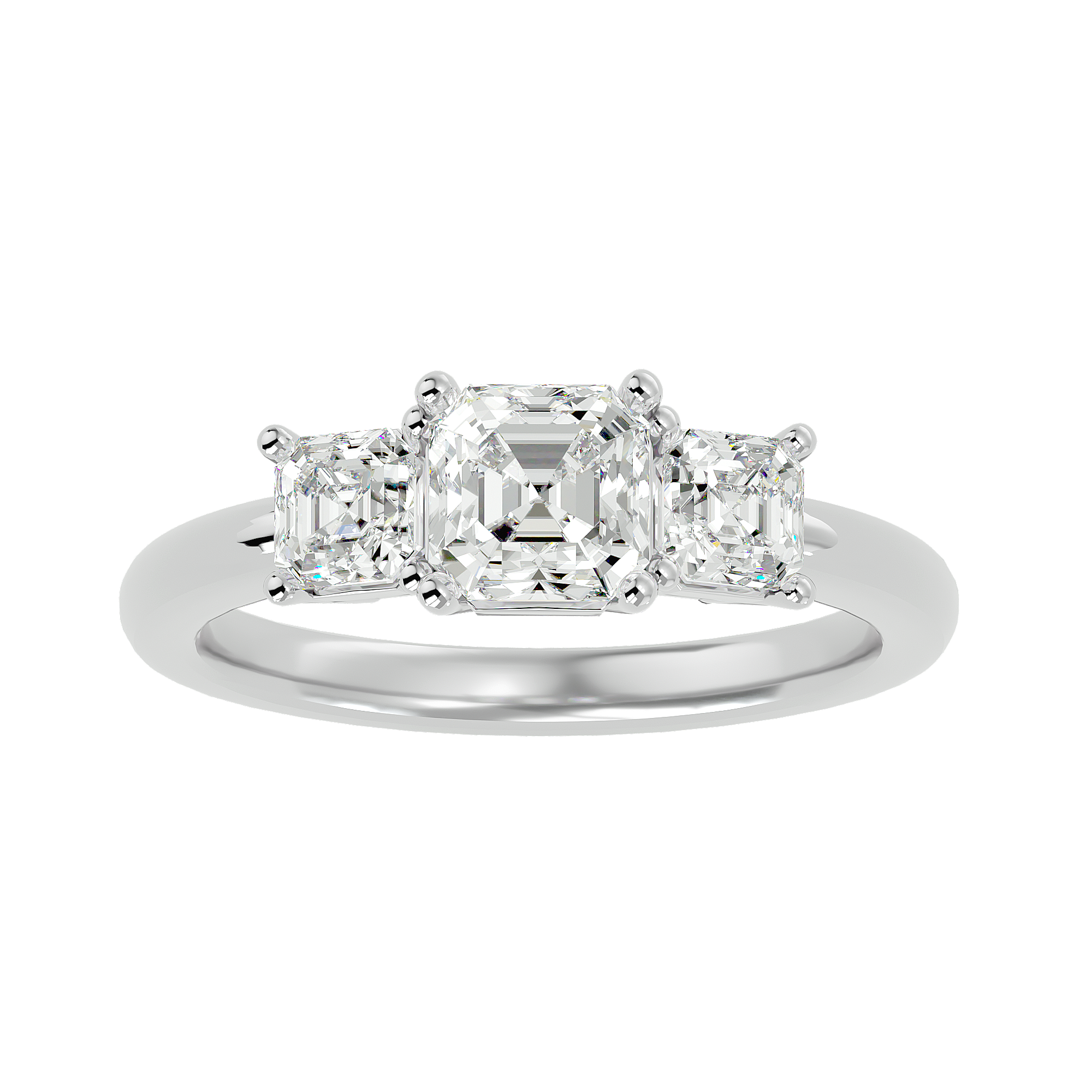 HOH Alyssa Diamond Three Stone Ring