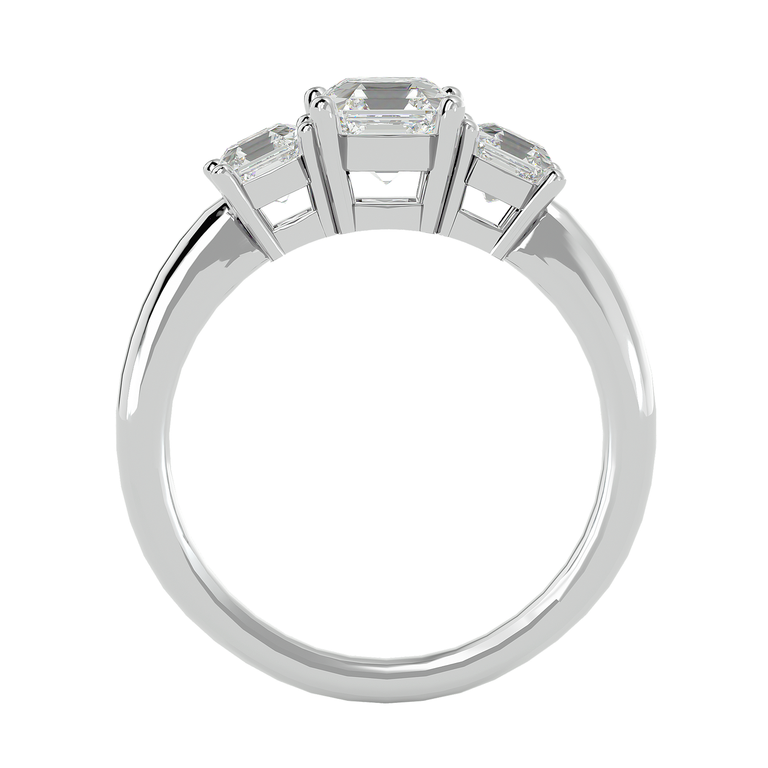HOH Alyssa Diamond Three Stone Ring