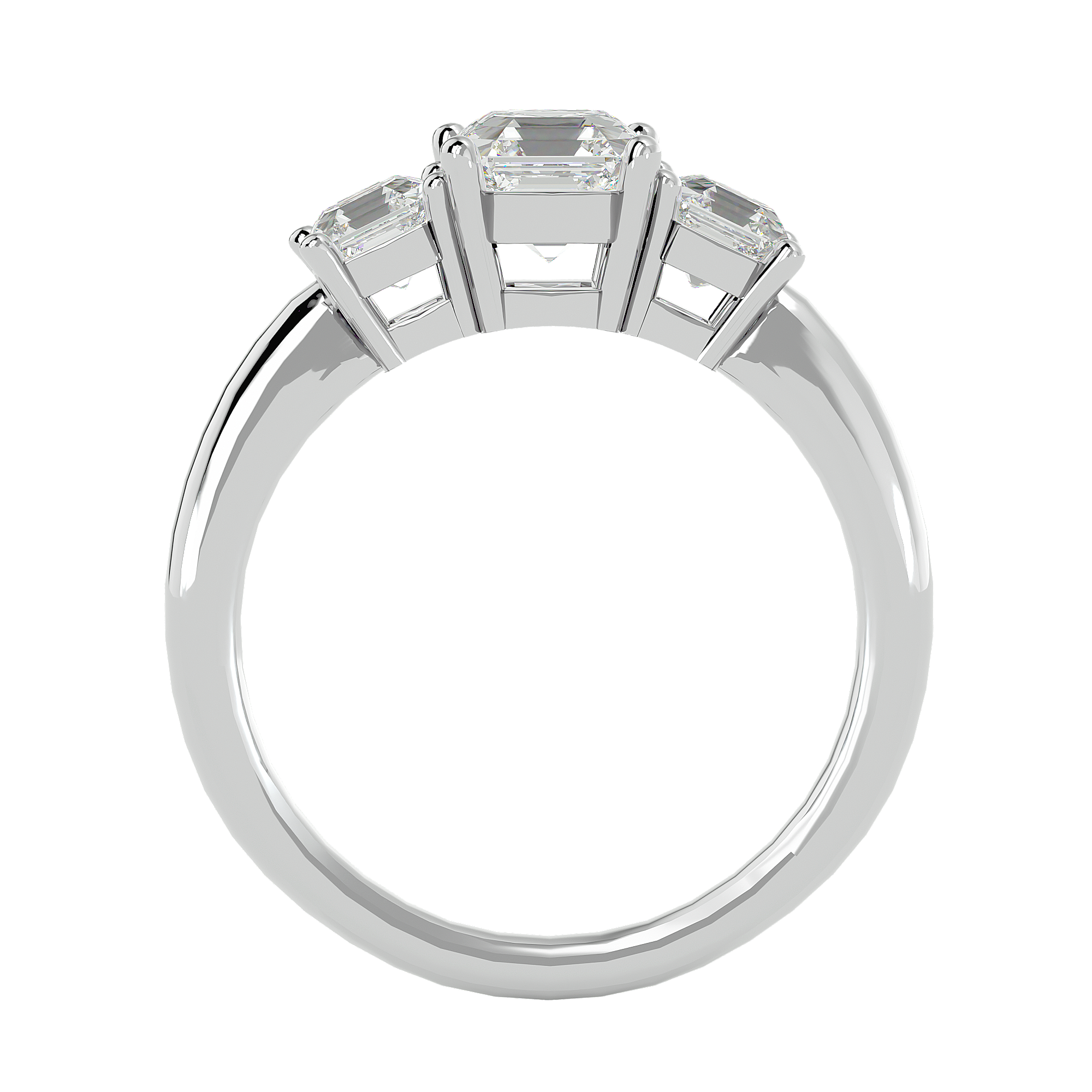 HOH Alyssa Diamond Three Stone Ring