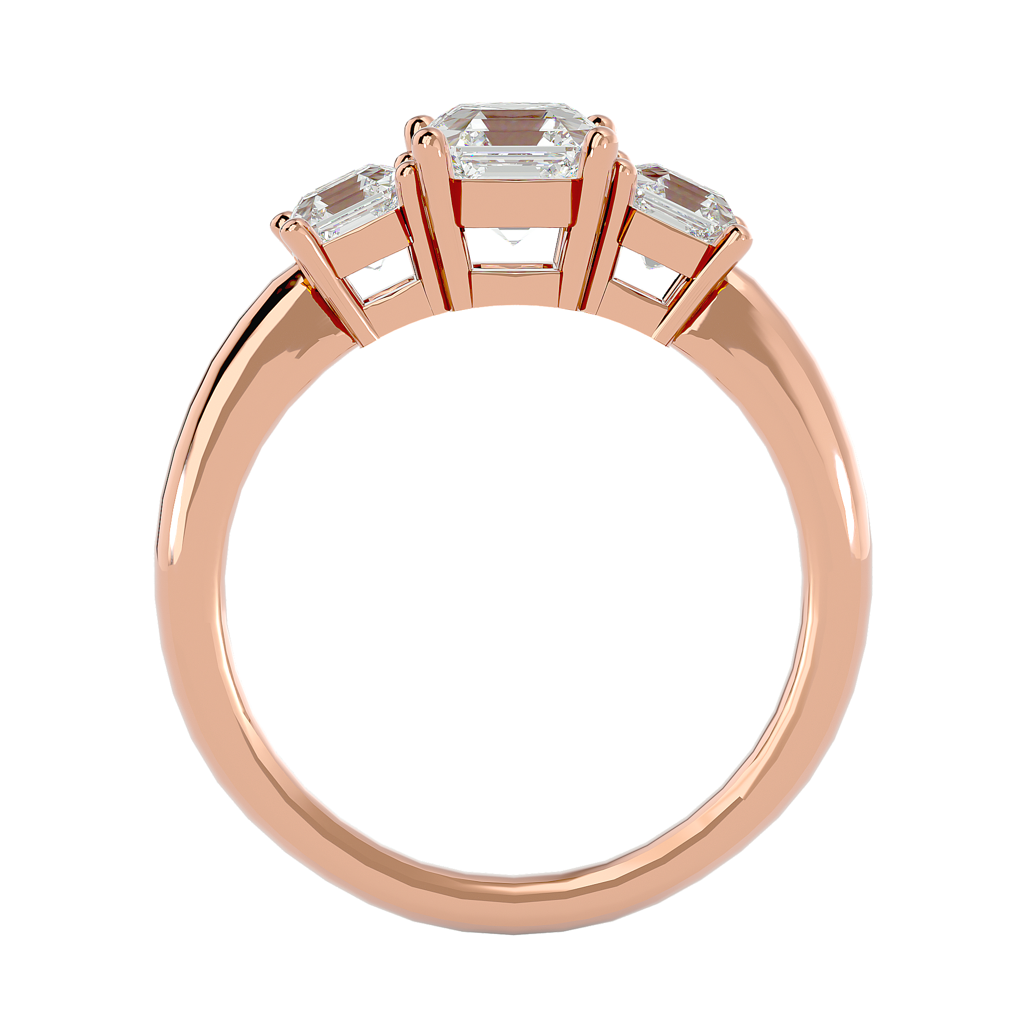 HOH Alyssa Diamond Three Stone Ring