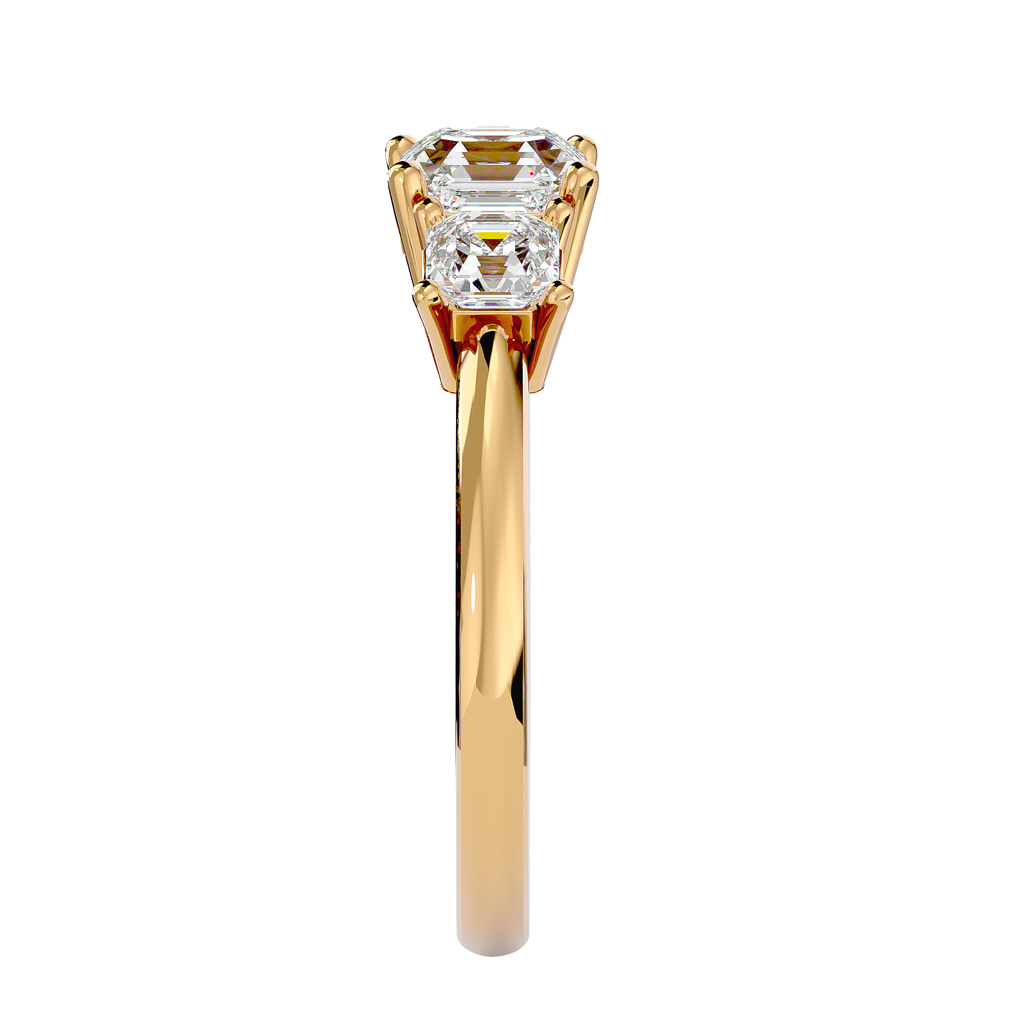 HOH Alyssa Diamond Three Stone Ring