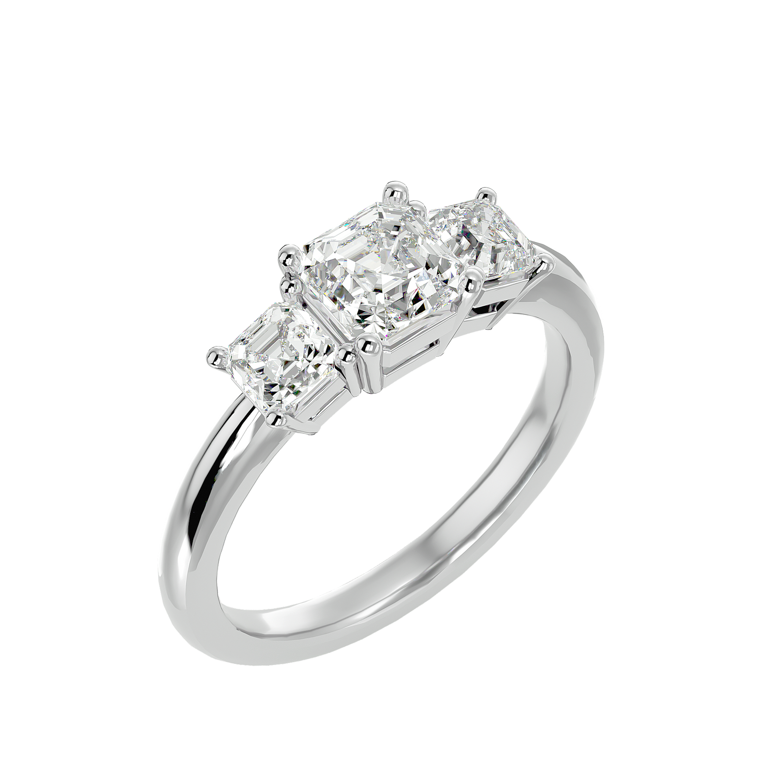 HOH Alyssa Diamond Three Stone Ring