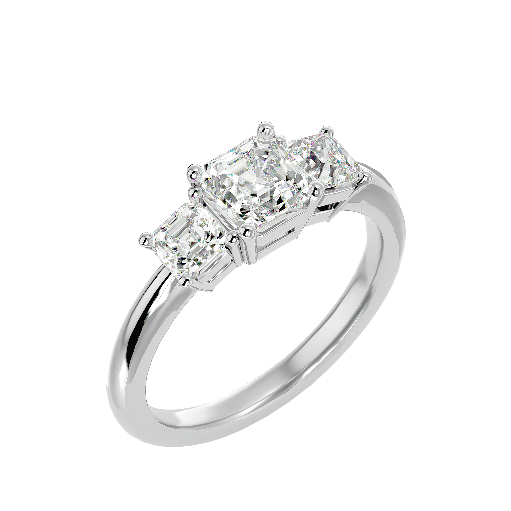 HOH Alyssa Diamond Three Stone Ring