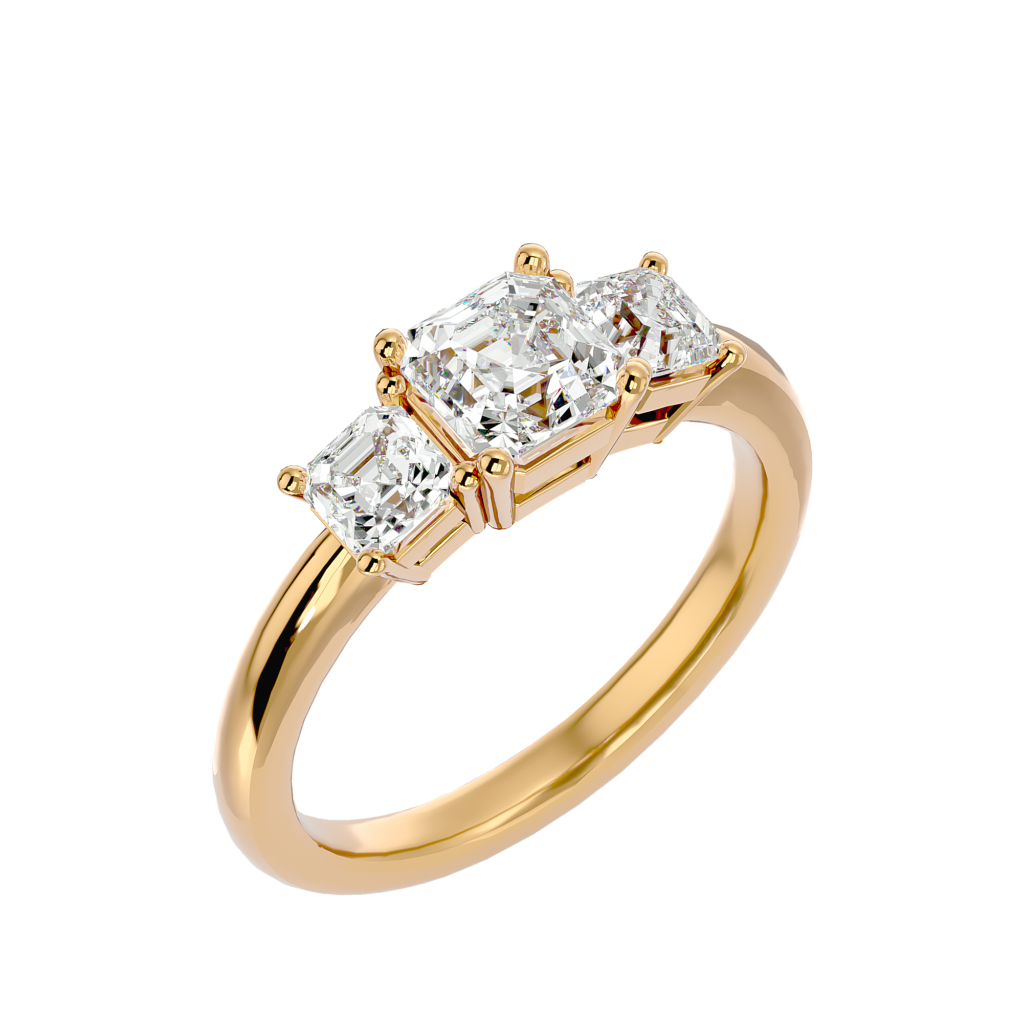 HOH Alyssa Diamond Three Stone Ring