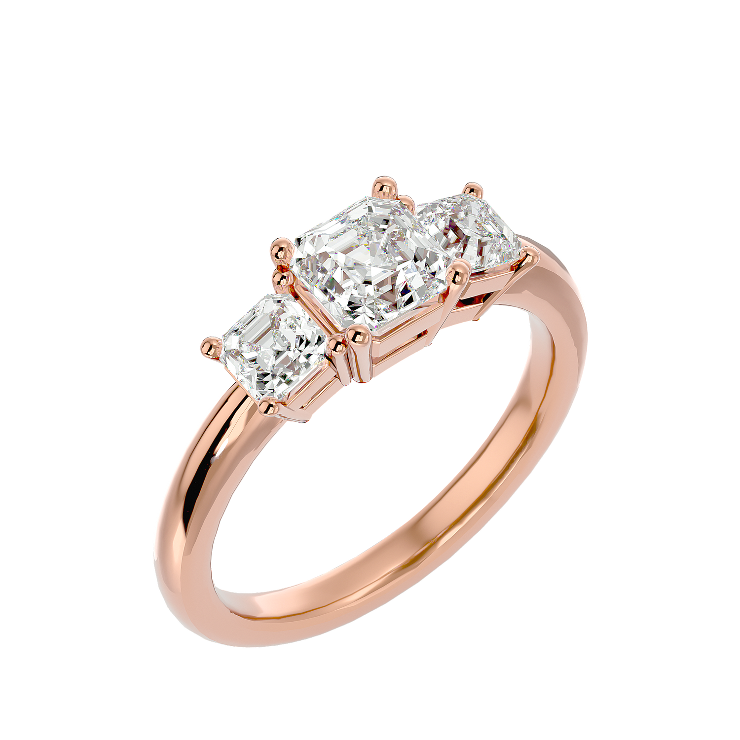 HOH Alyssa Diamond Three Stone Ring