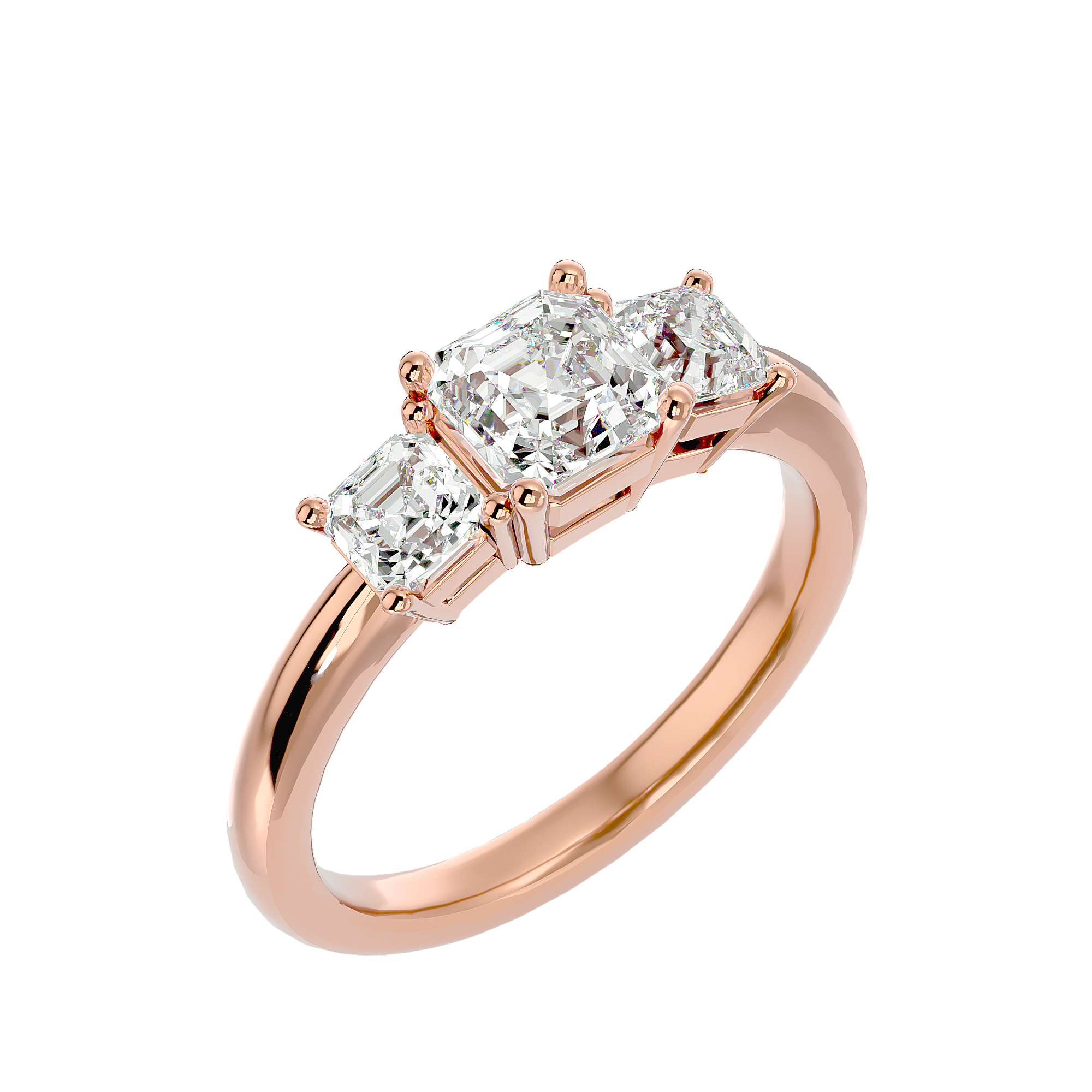 HOH Alyssa Diamond Three Stone Ring