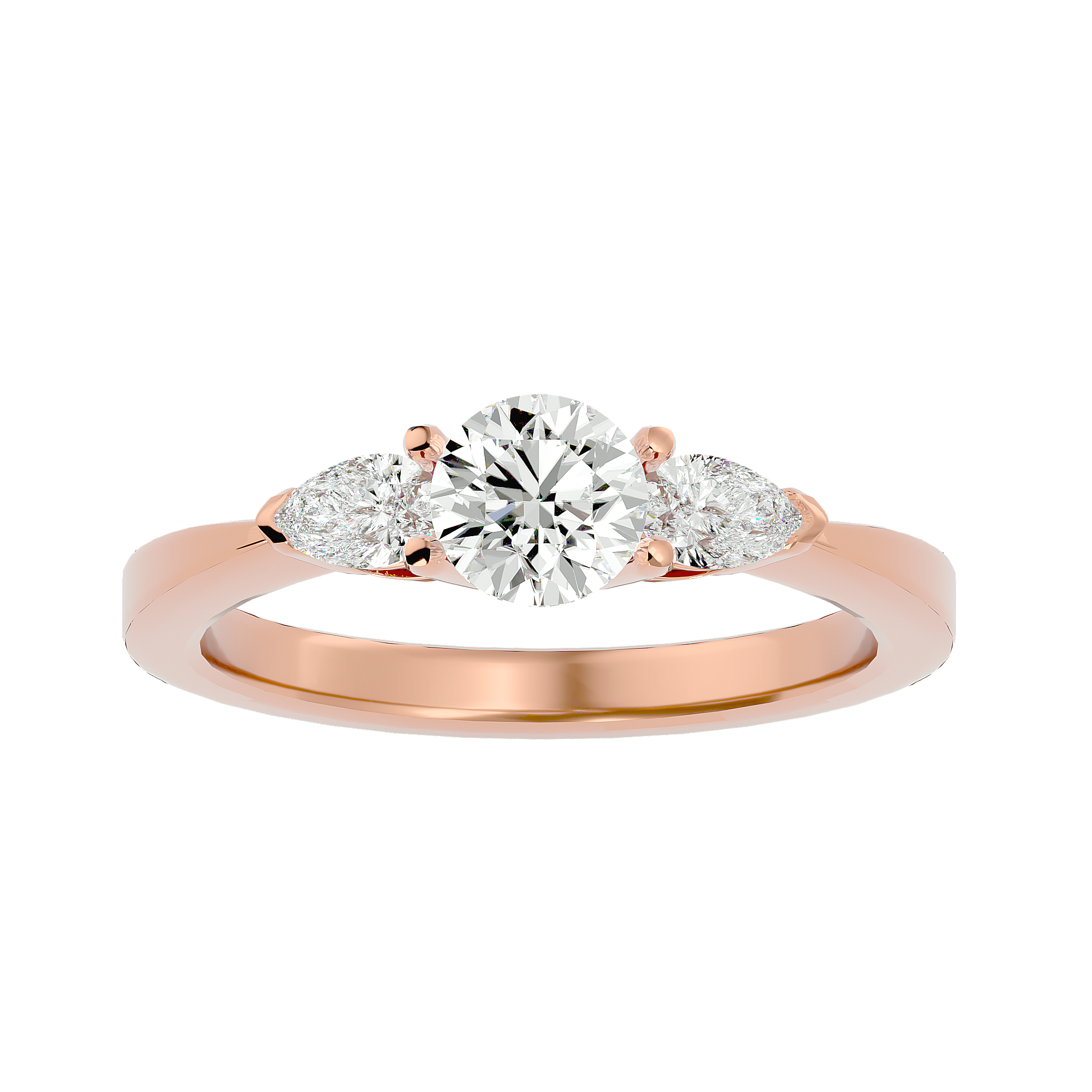 HOH Bella Diamond Three Stone Ring