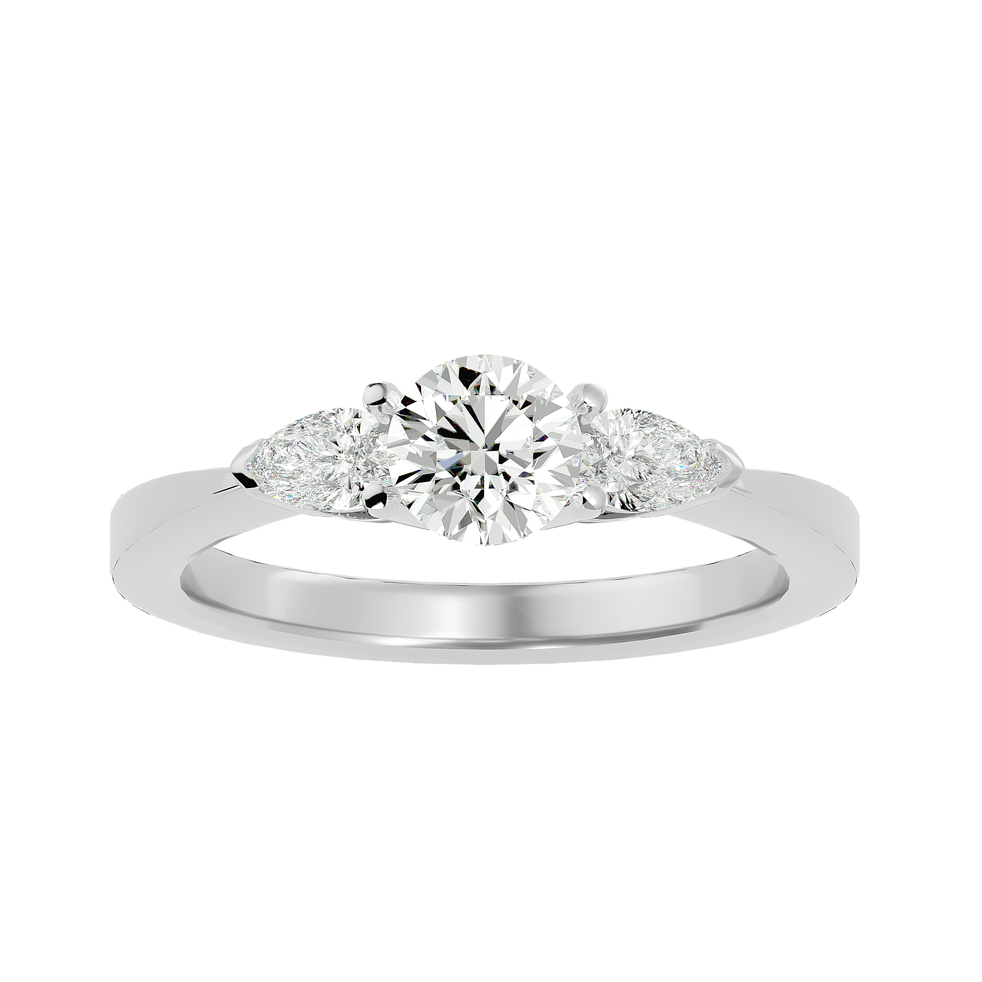HOH Bella Diamond Three Stone Ring