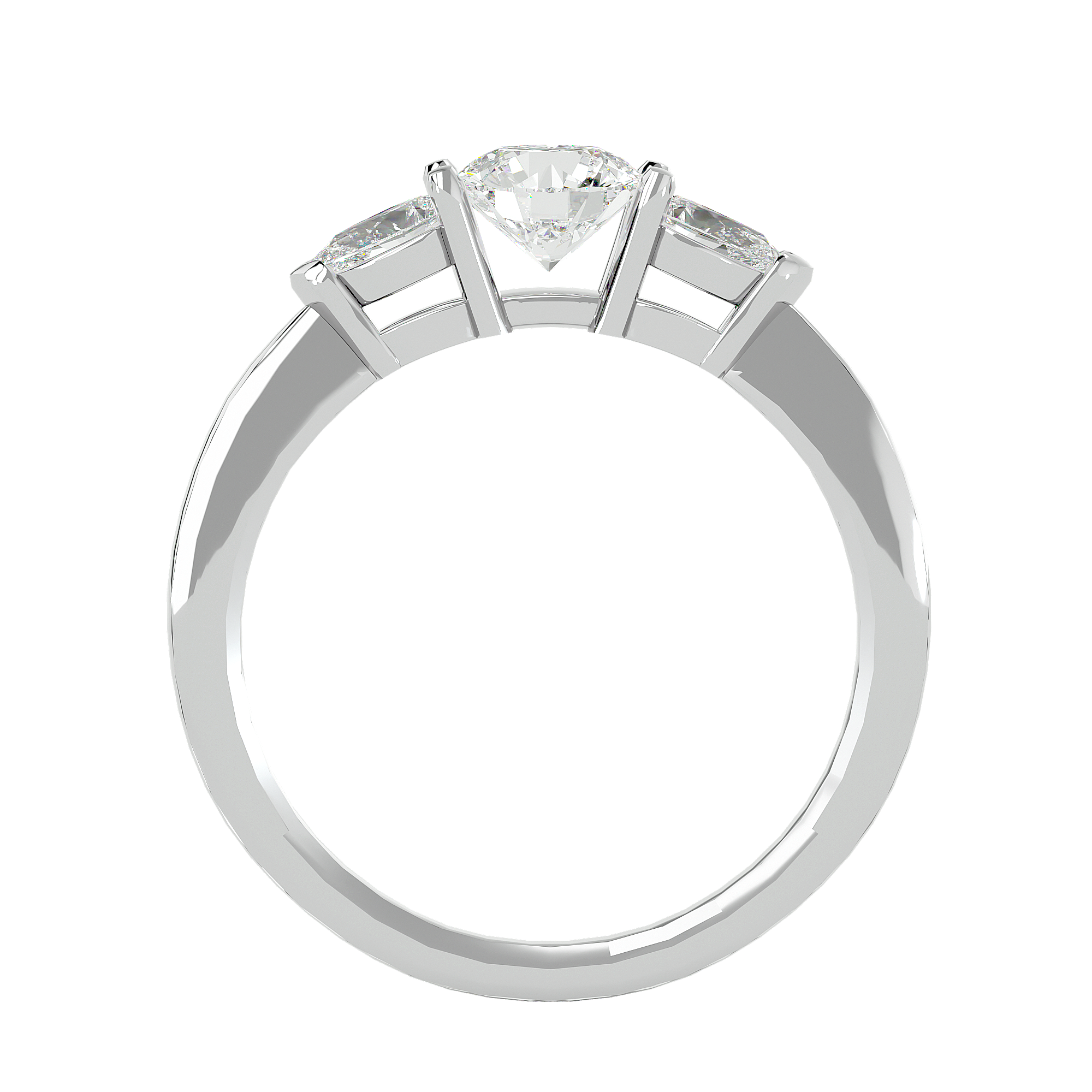 HOH Bella Diamond Three Stone Ring