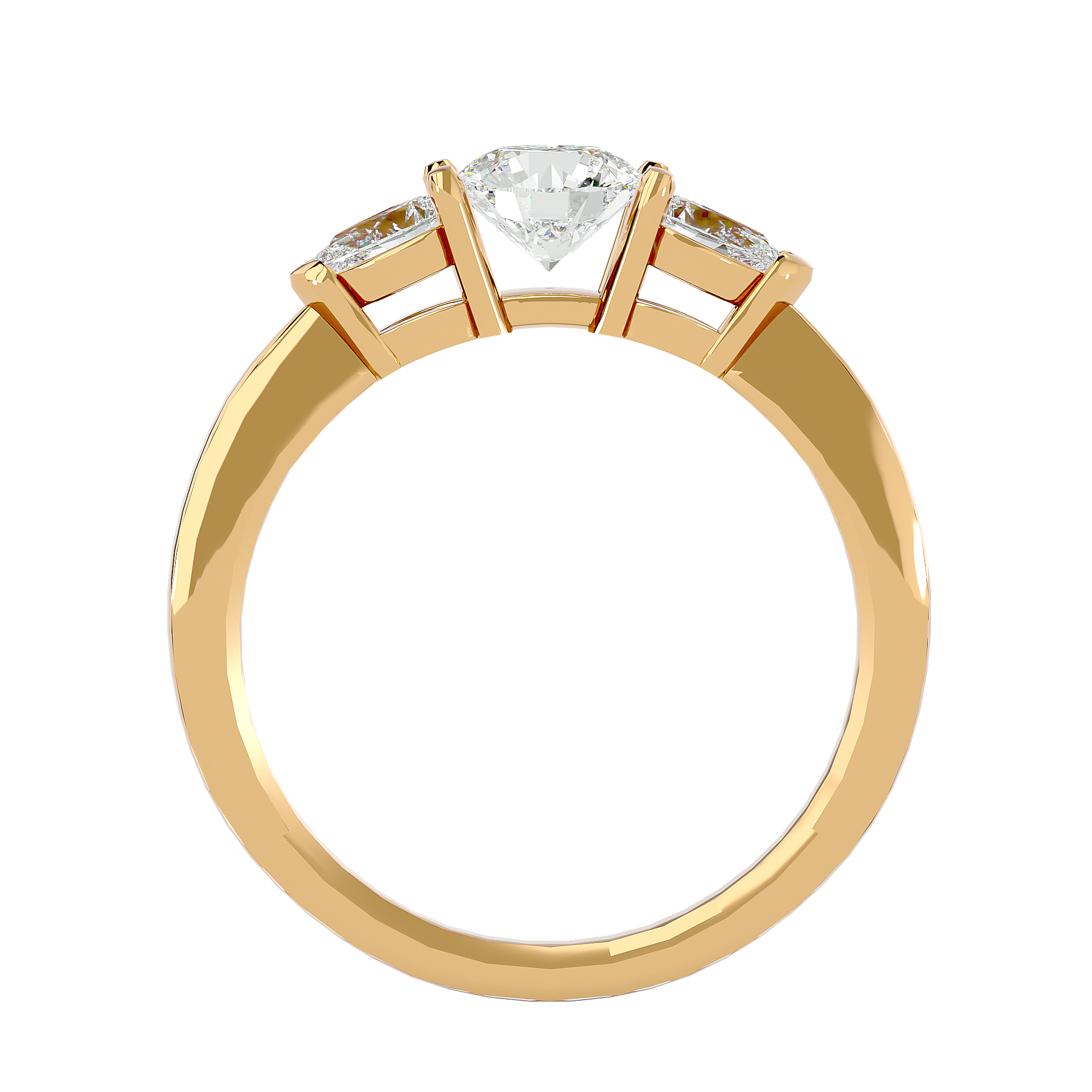 HOH Bella Diamond Three Stone Ring