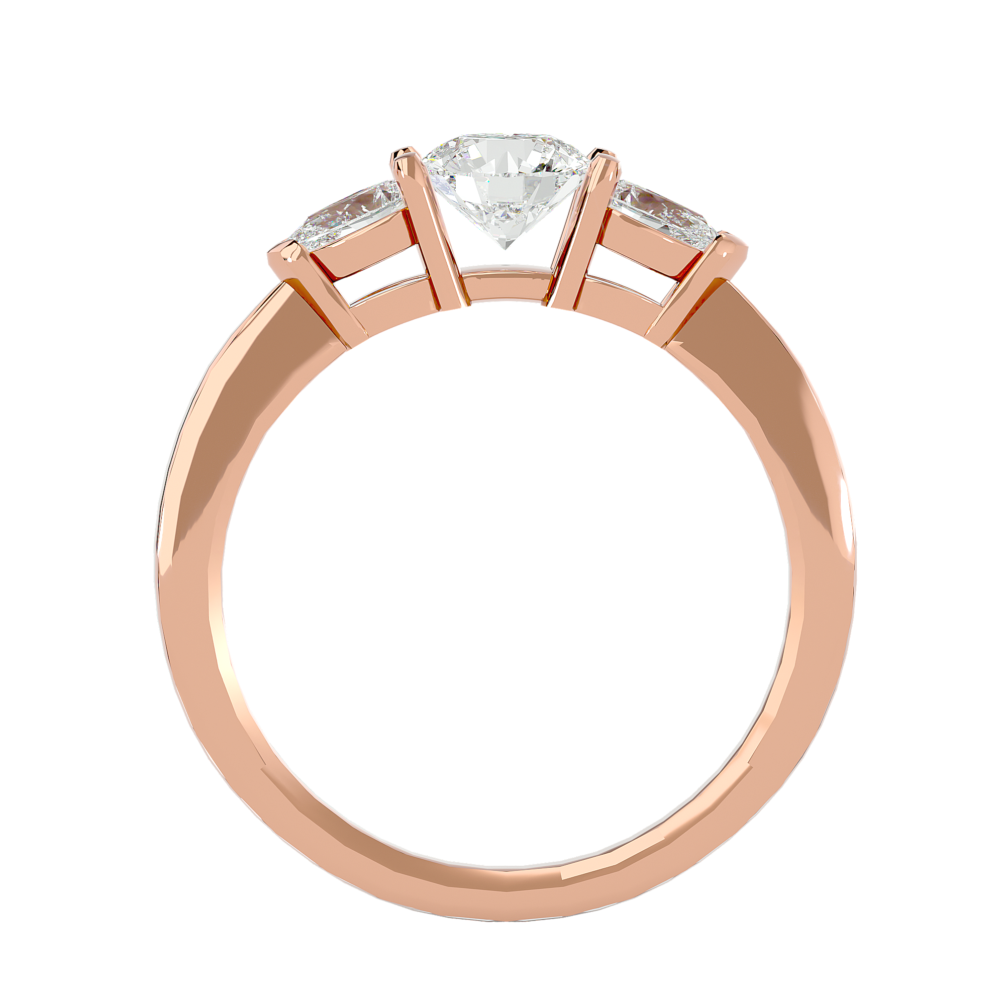 HOH Bella Diamond Three Stone Ring