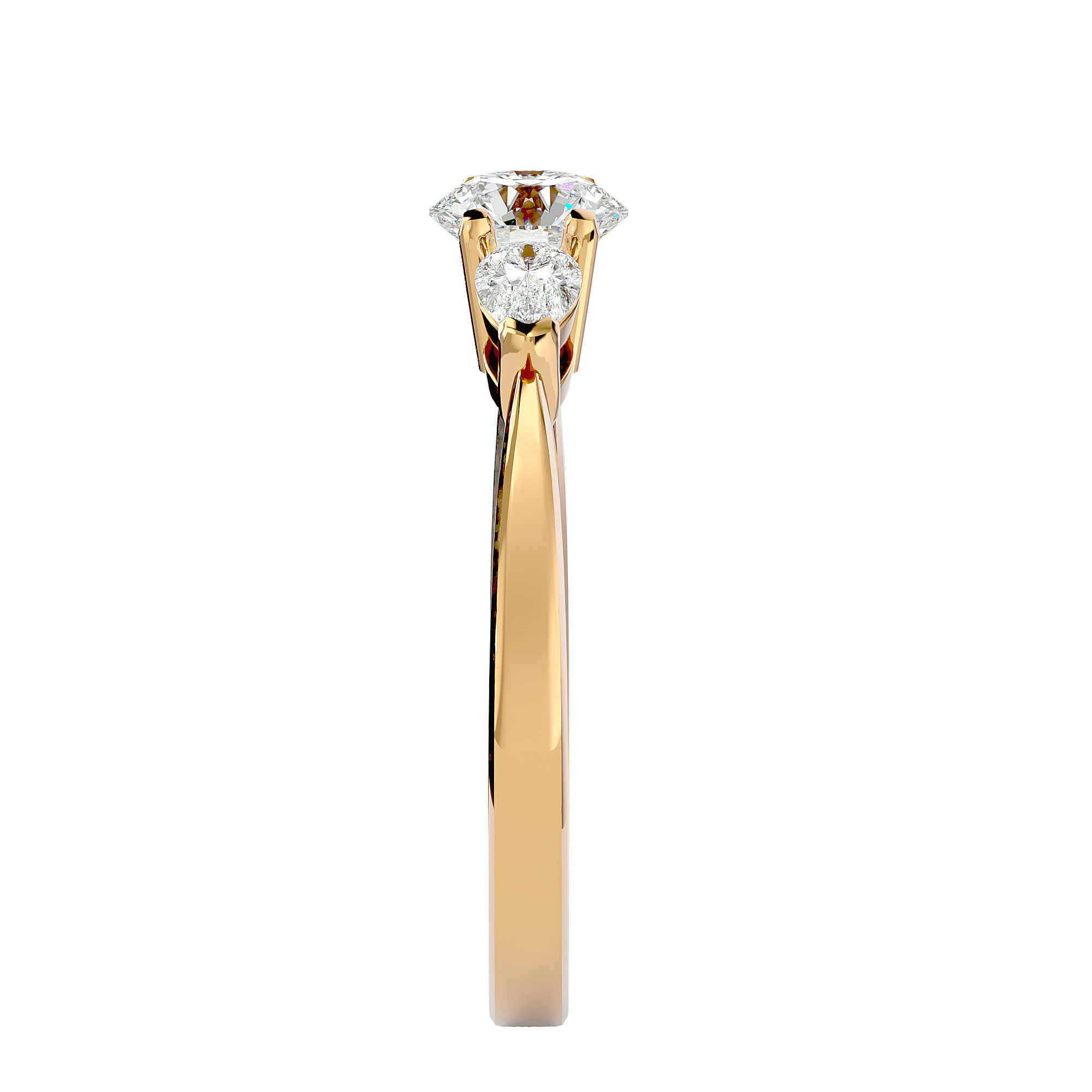 HOH Bella Diamond Three Stone Ring