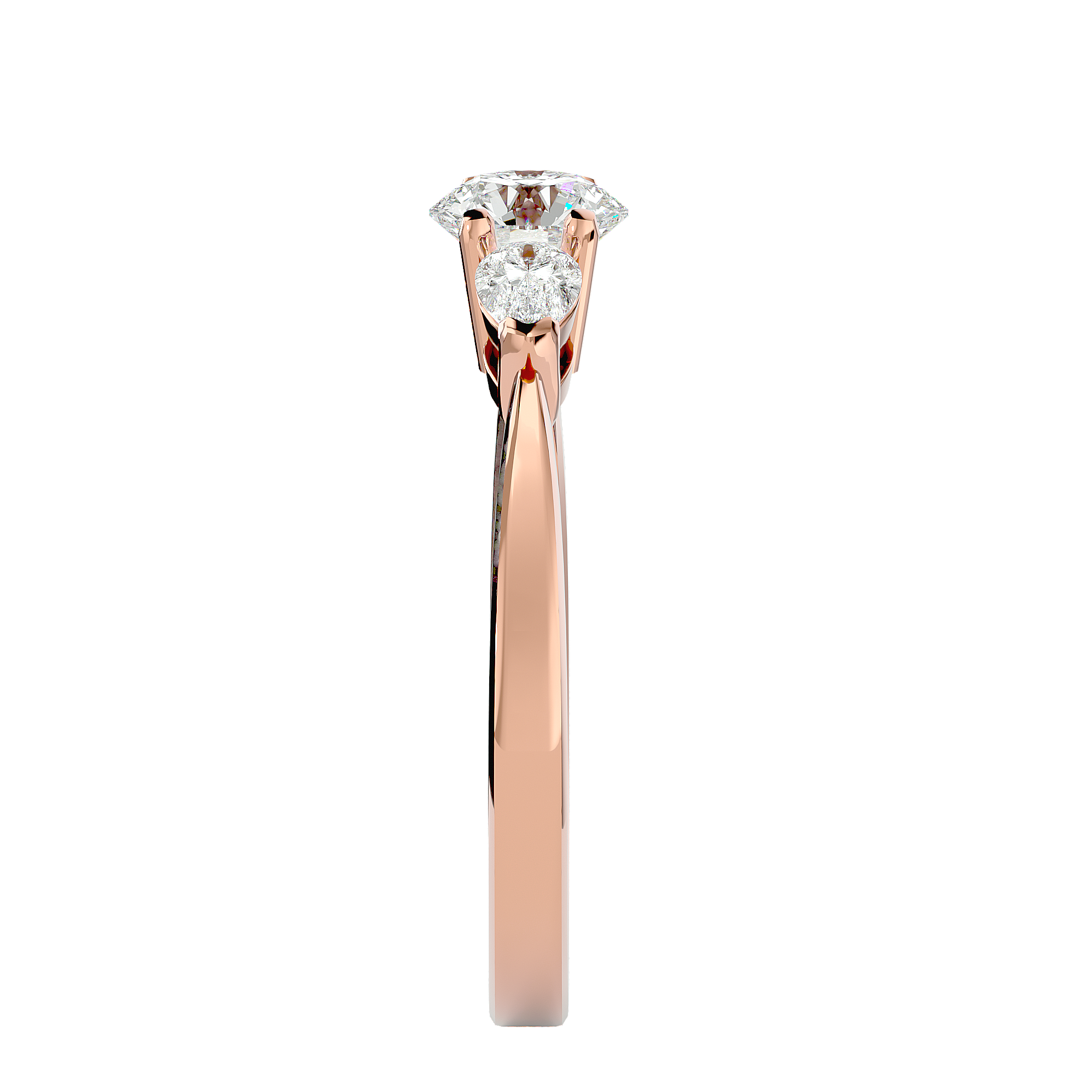 HOH Bella Diamond Three Stone Ring