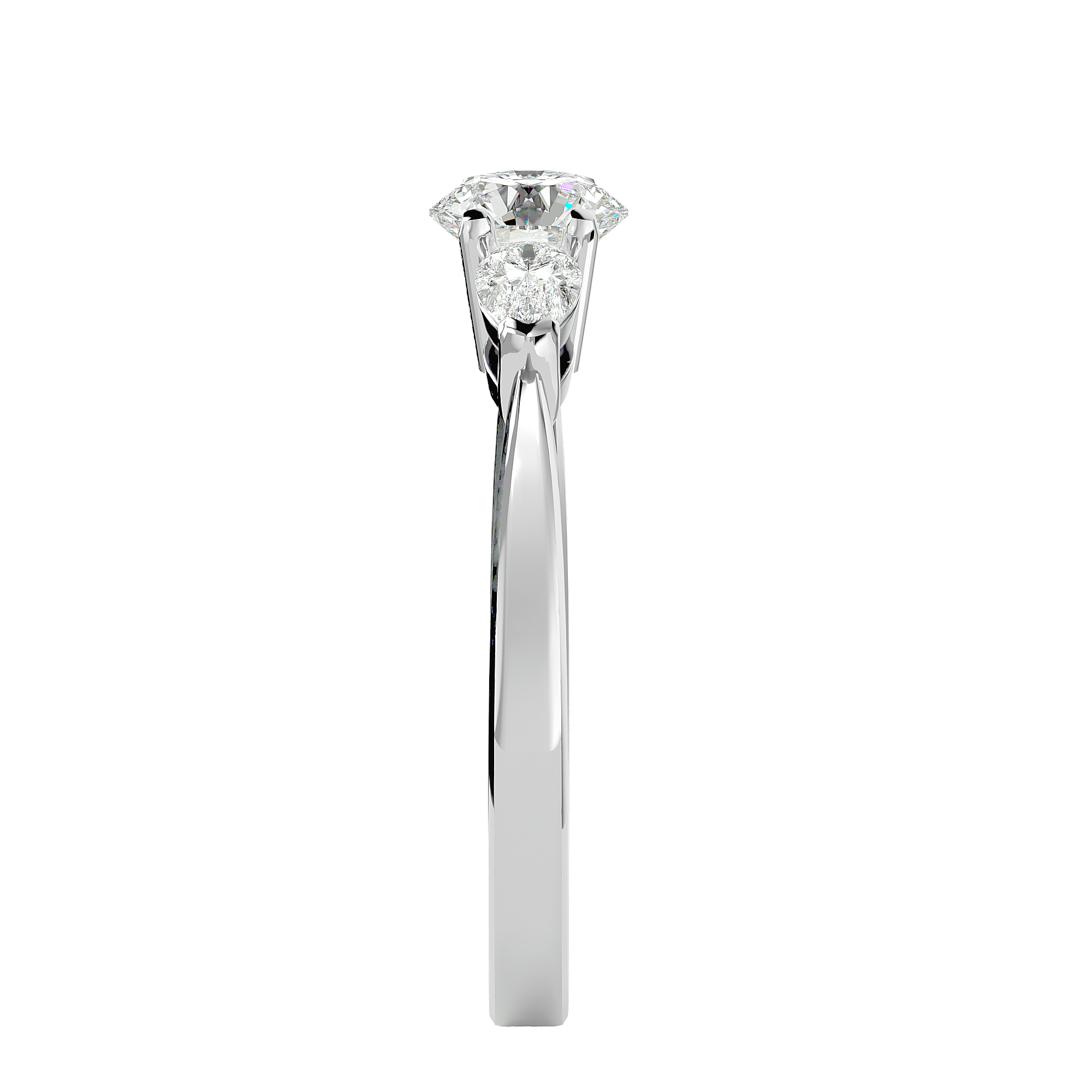 HOH Bella Diamond Three Stone Ring
