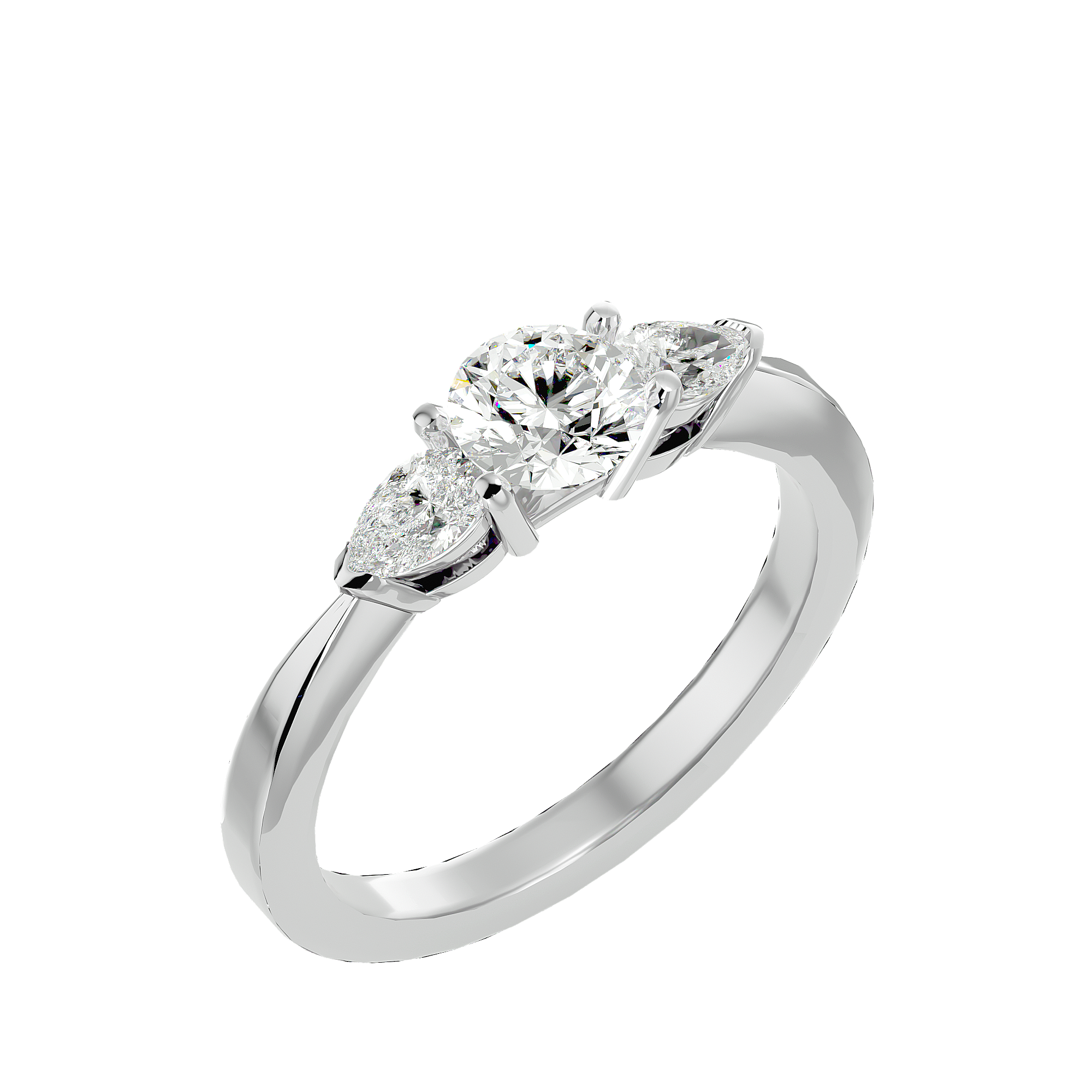 HOH Bella Diamond Three Stone Ring