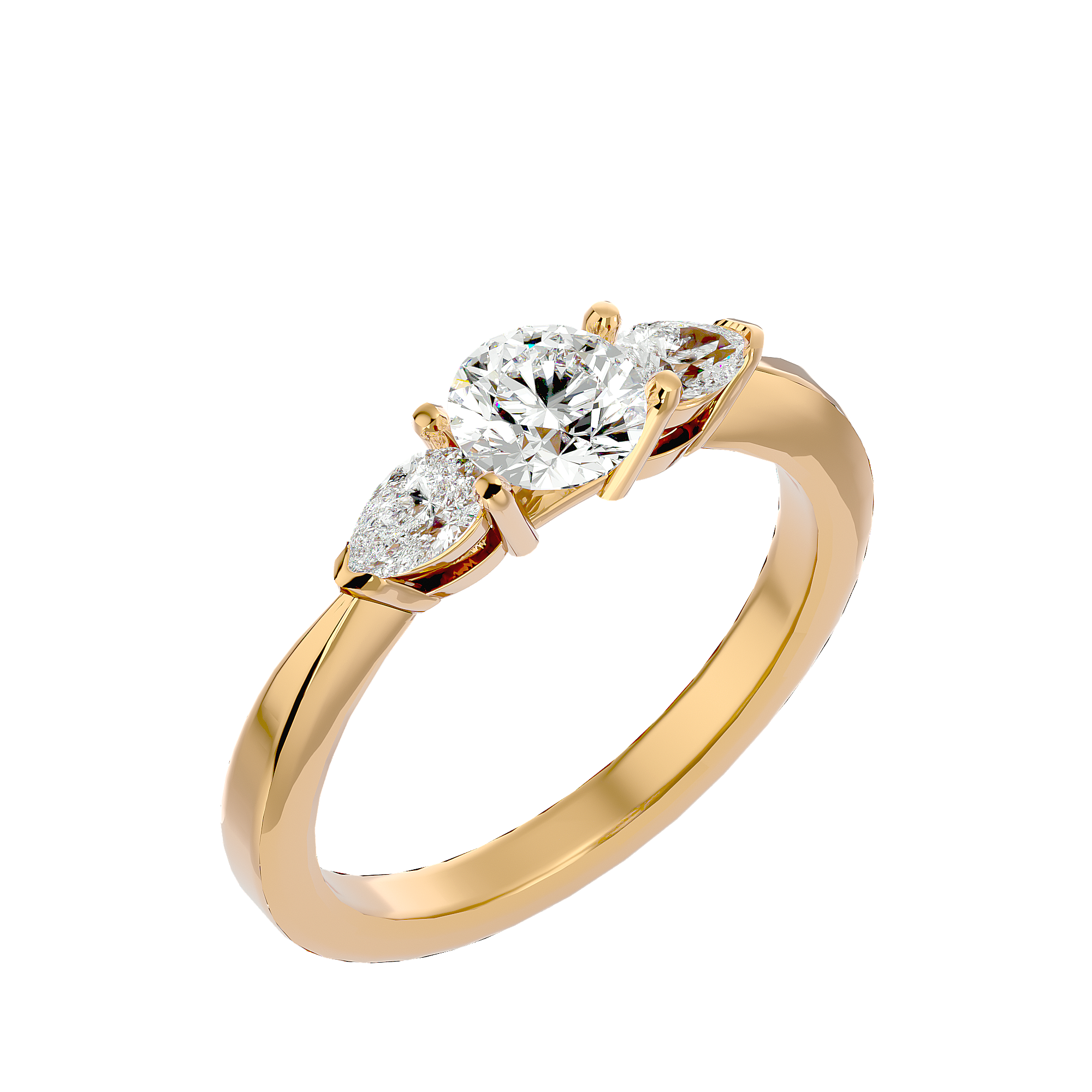 HOH Bella Diamond Three Stone Ring