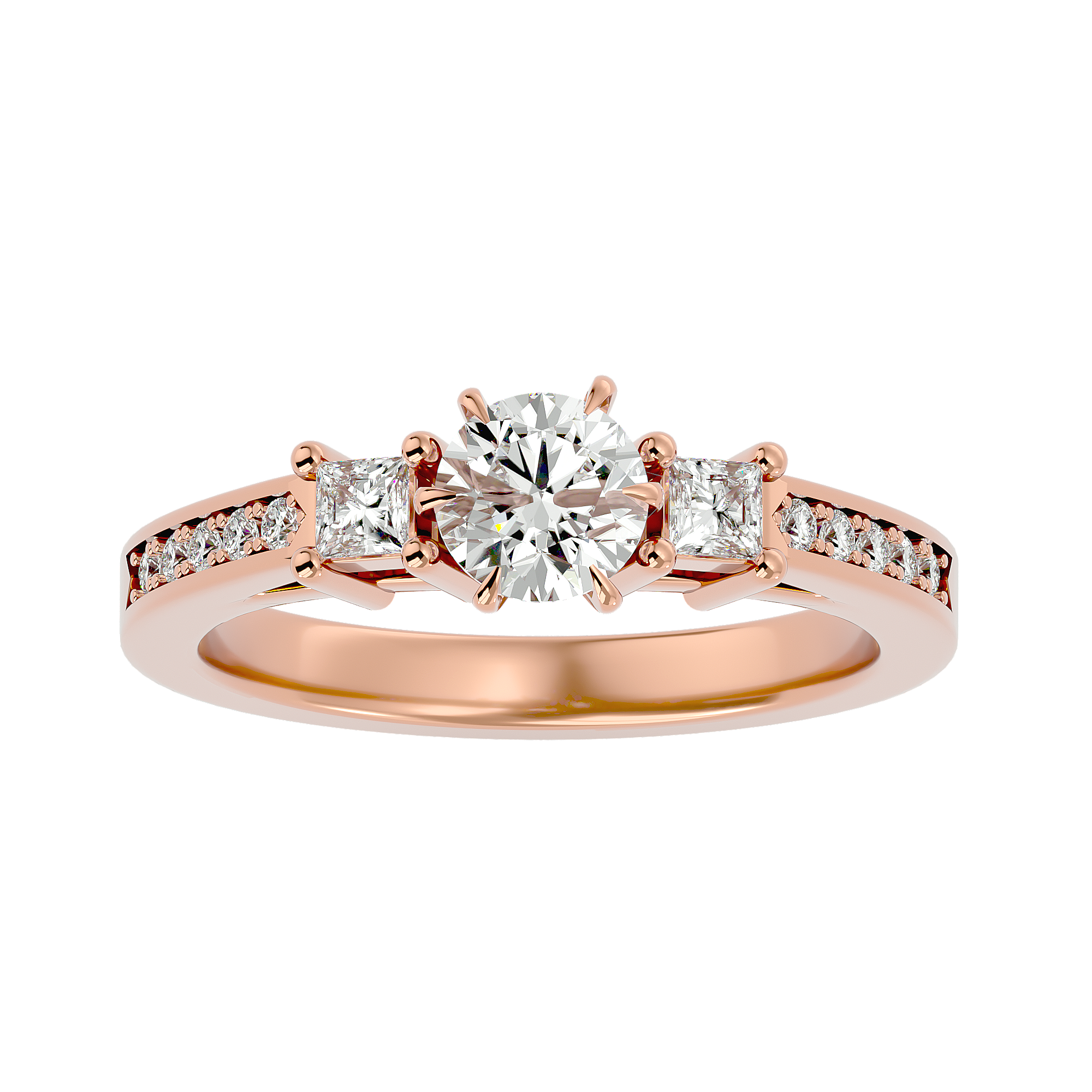 HOH Nora Diamond Three Stone Ring