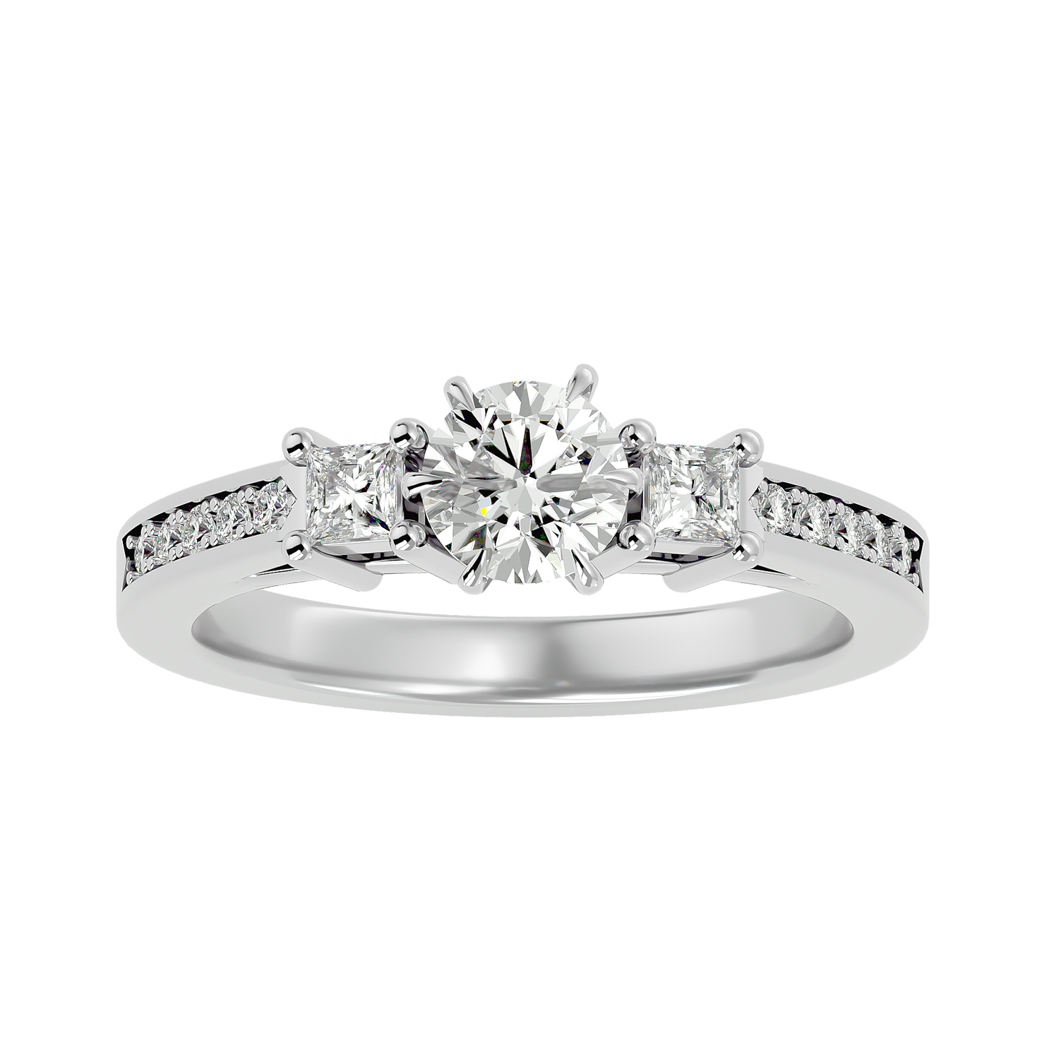 HOH Nora Diamond Three Stone Ring