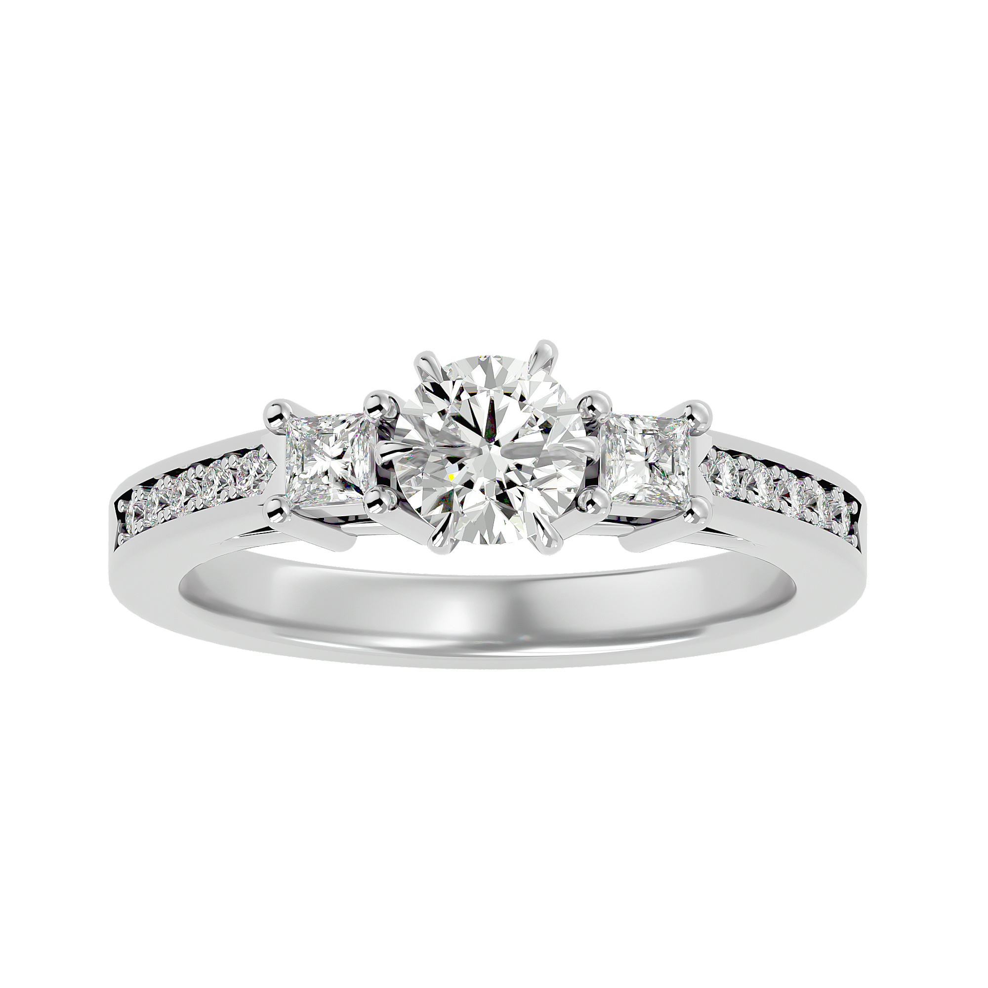 HOH Nora Diamond Three Stone Ring